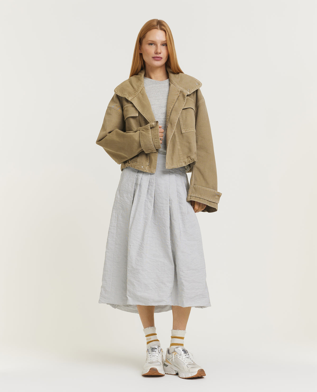 Oversized katoenen T-shirt