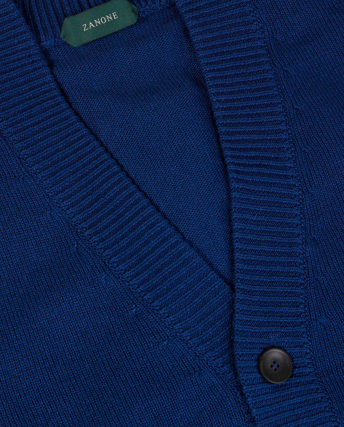 Katoenen Cardigan - Blauw