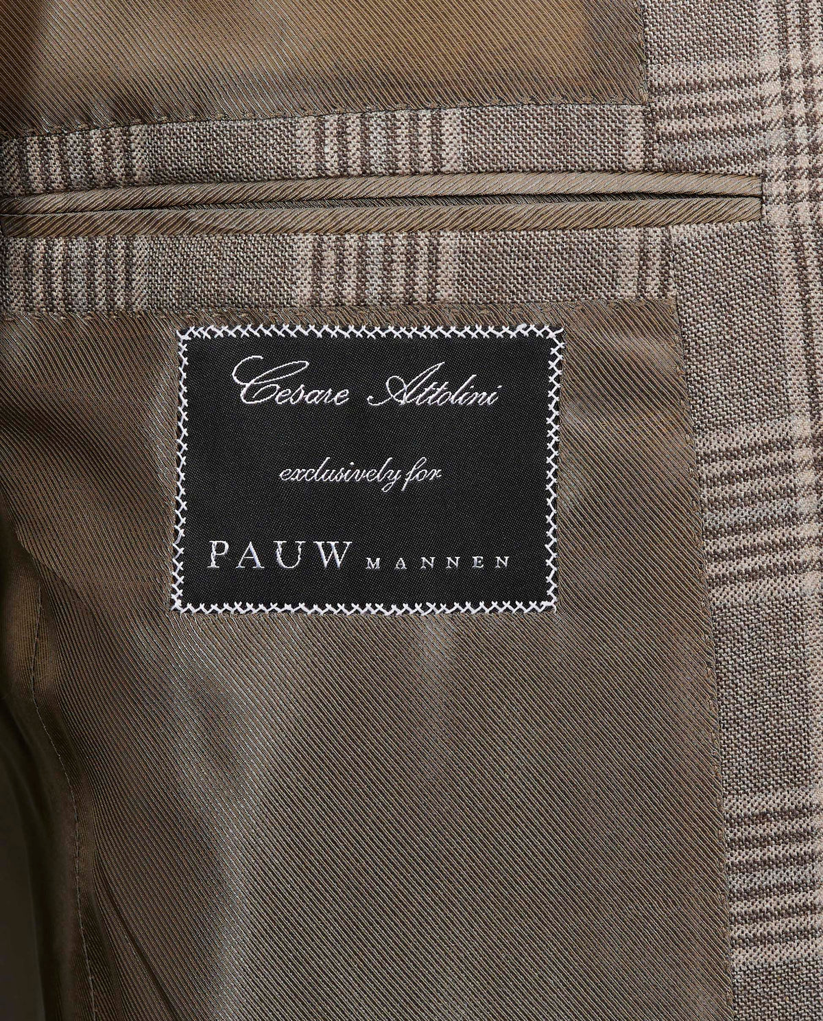 Glencheck Jasje - Lichtbruin