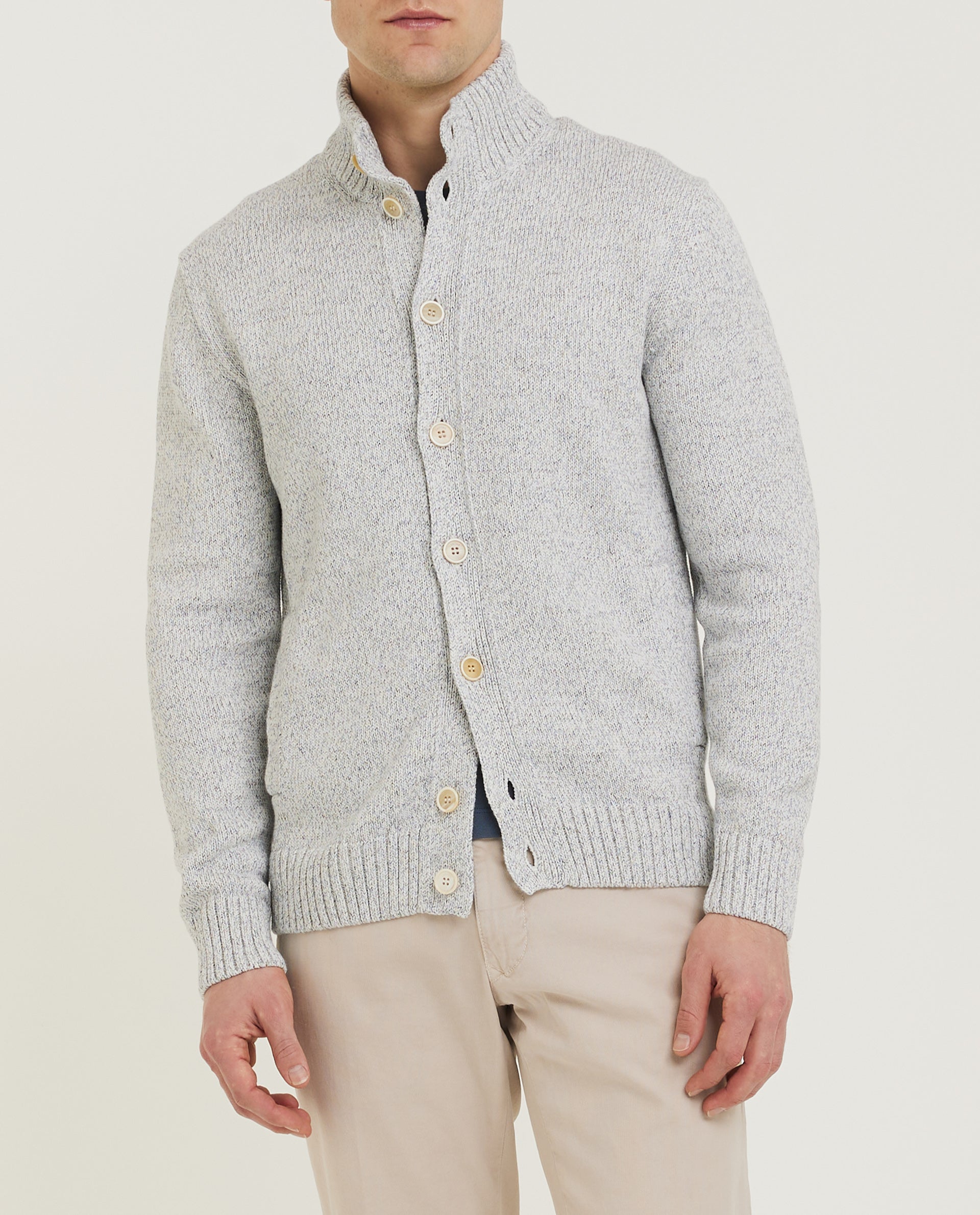 Chioto Cardigan - Lichtgrijs