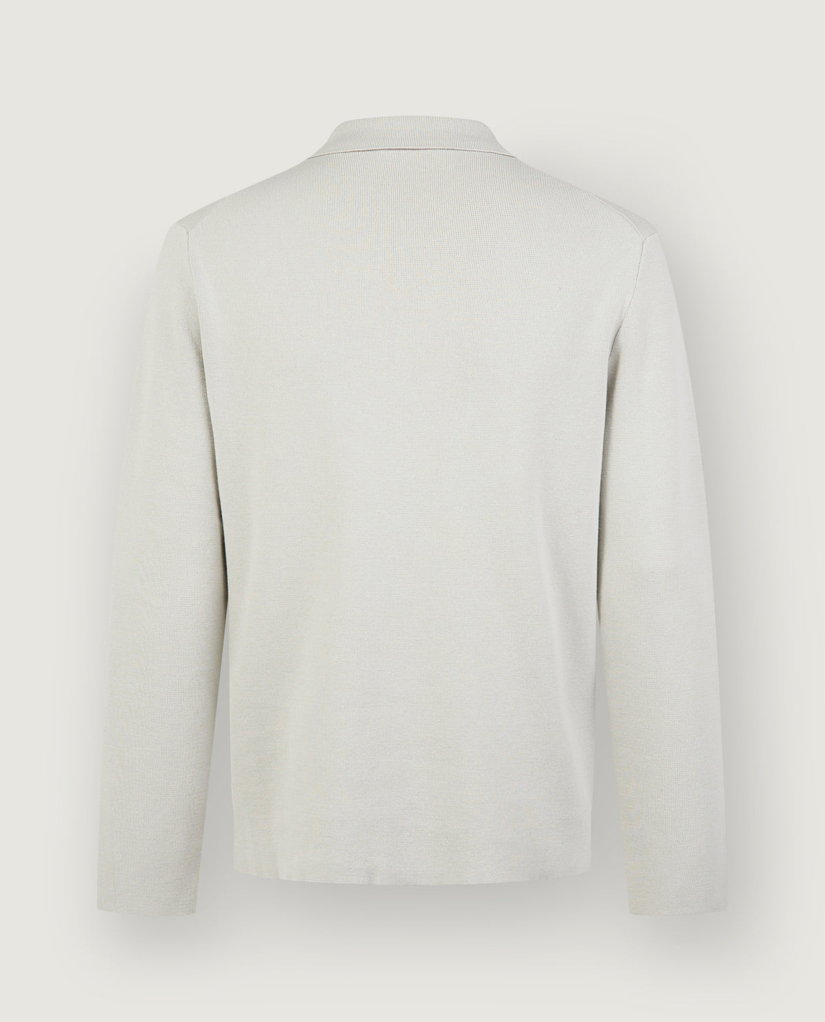 Crepe Shirtjasje - Lichtgrijs