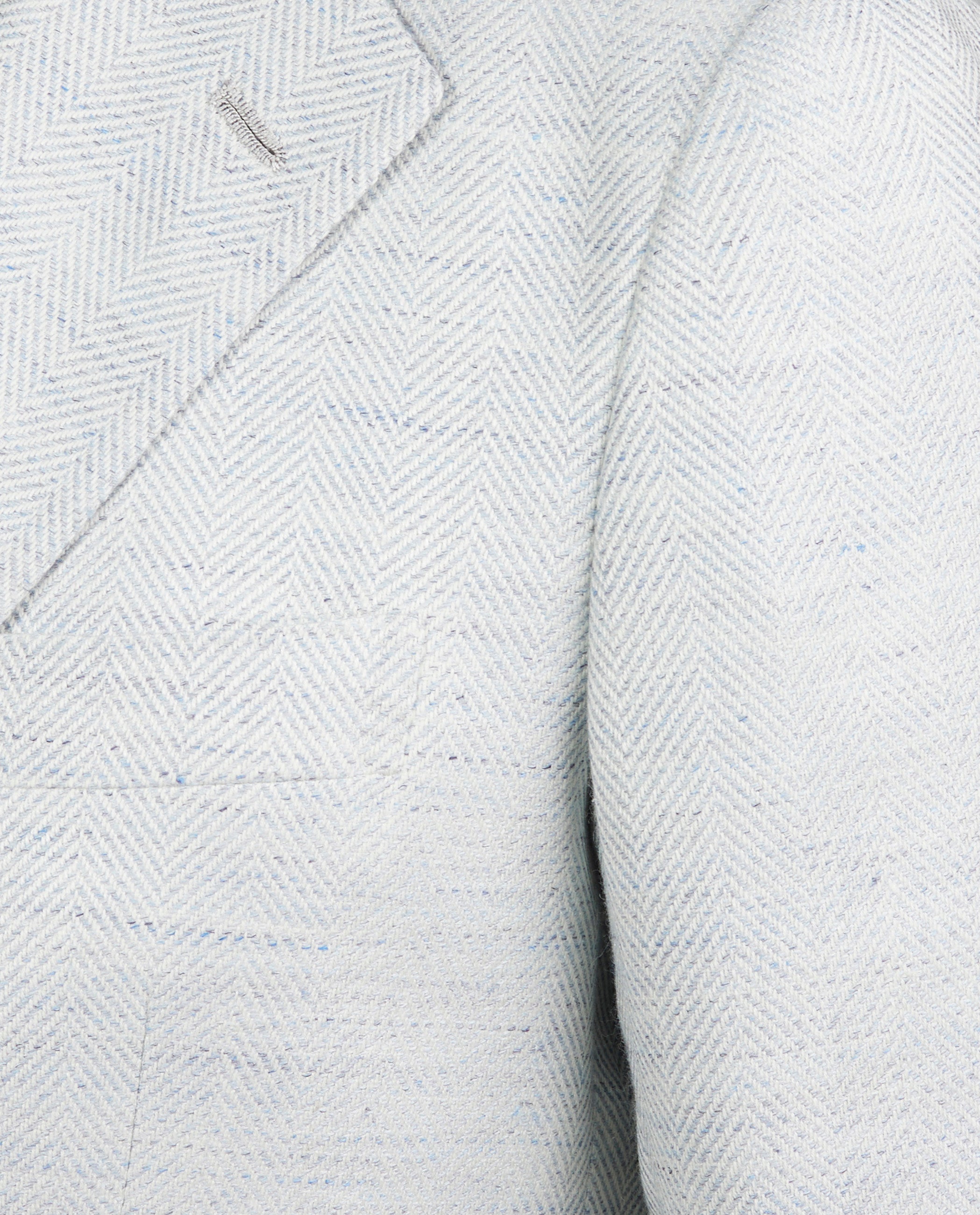 Visgraat Jasje - Lichtblauw