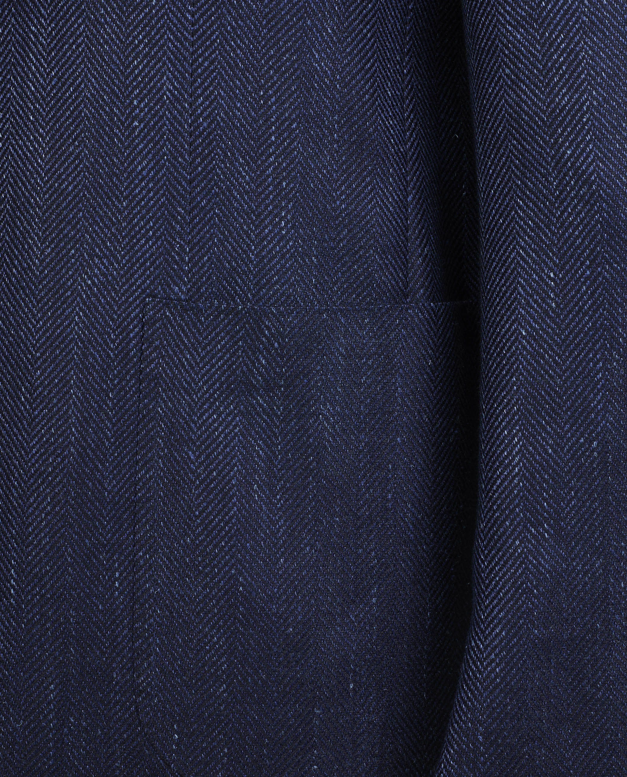 Visgraat Jasje - Blauw