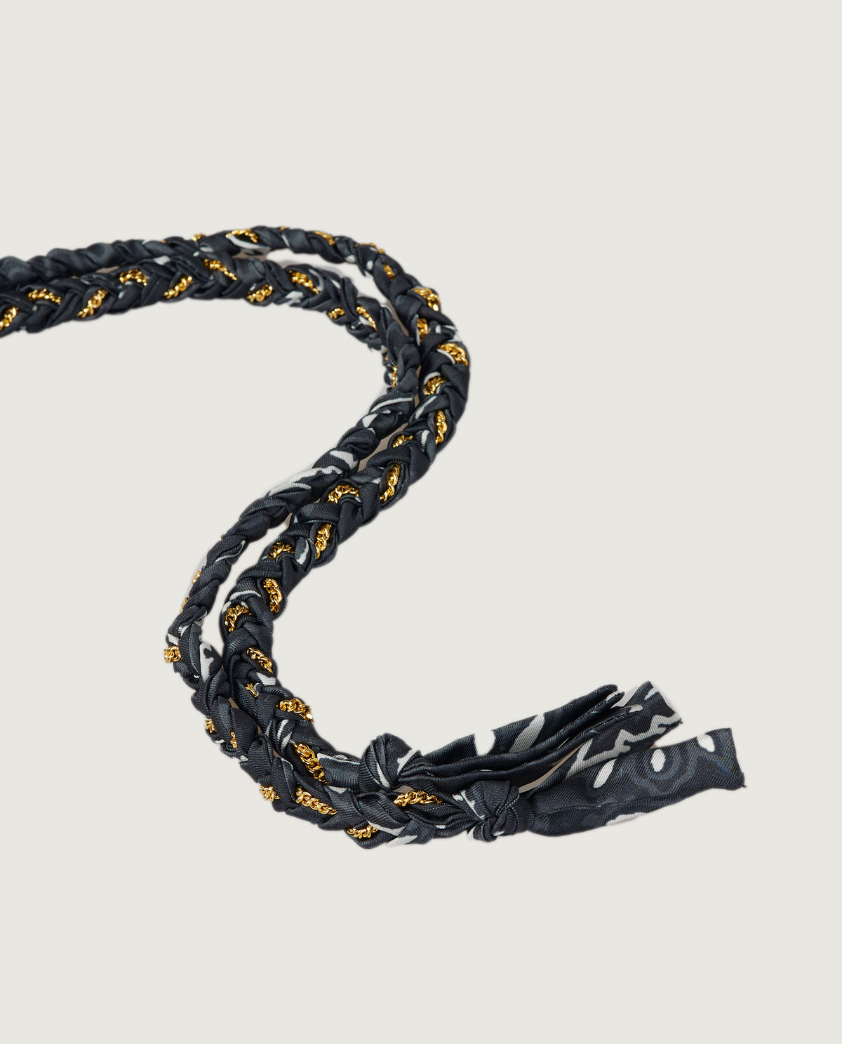 Braided fabric charm