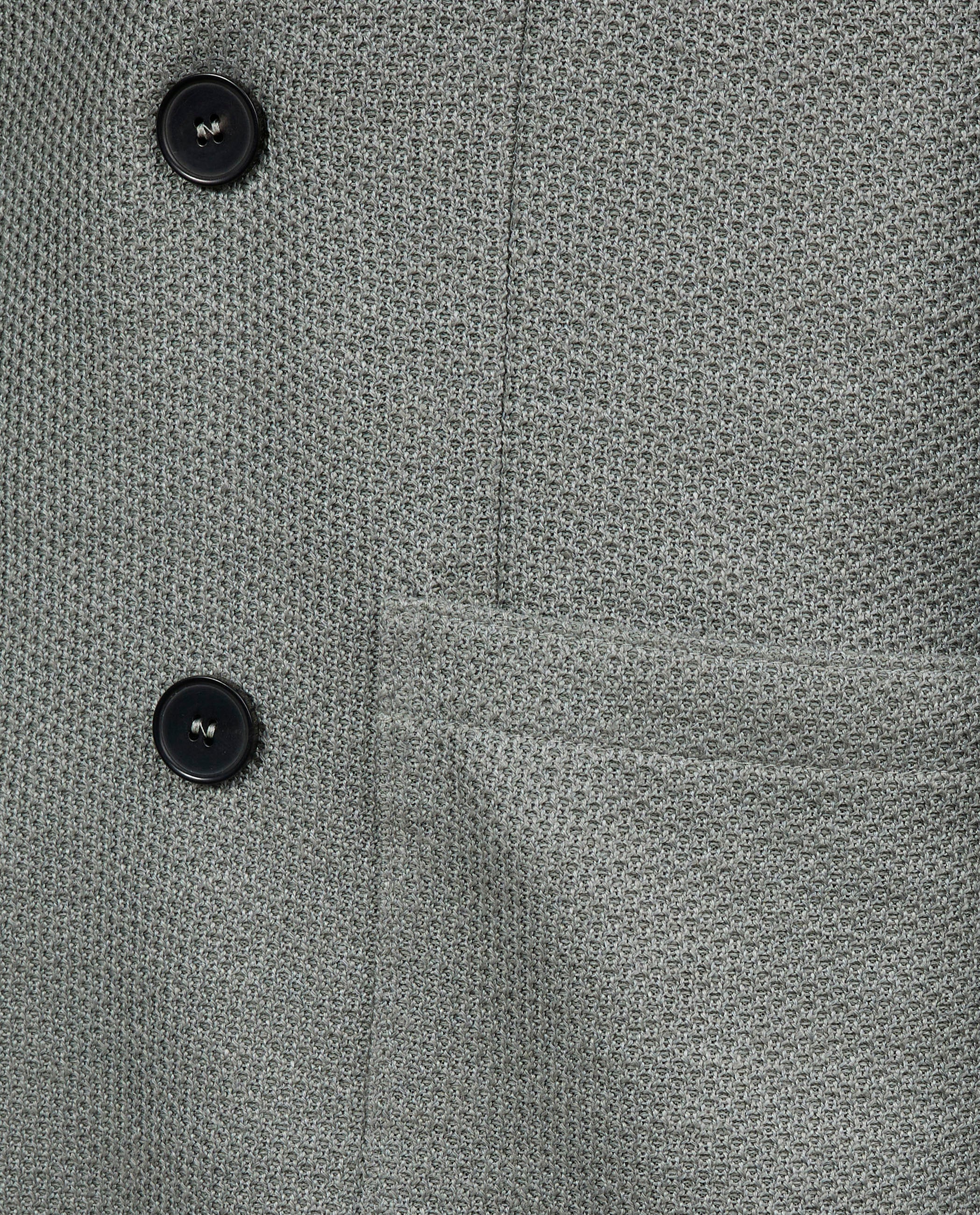 Double Breasted Honeycomb Jasje - Groen