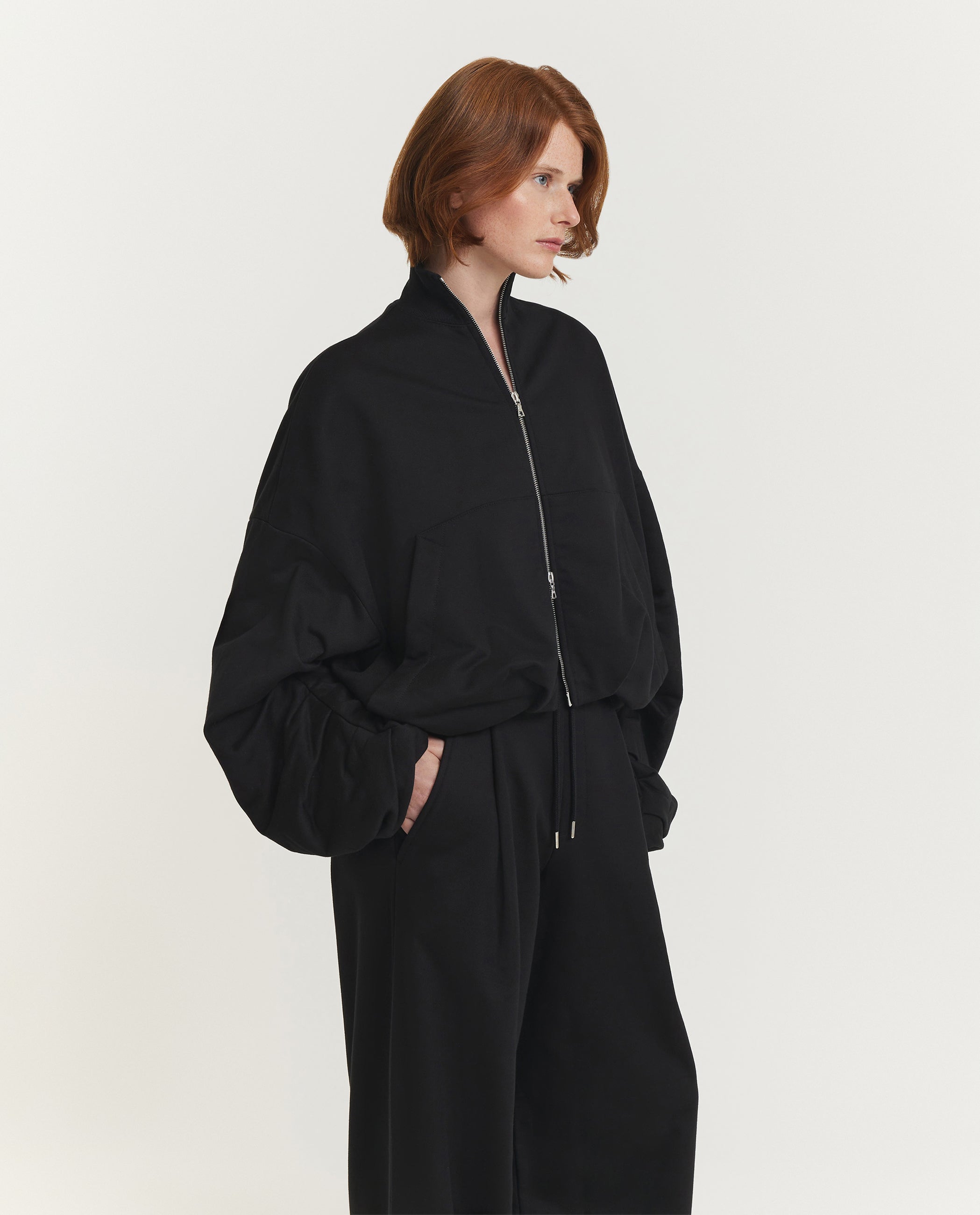 Relaxed Cotton Haqua Jacket