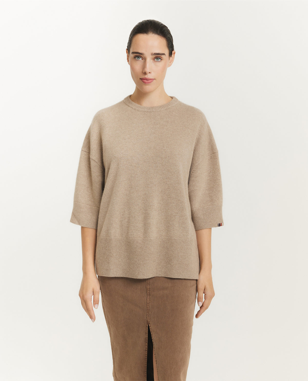 NO.433 Sassie Trui - Lichtbruin