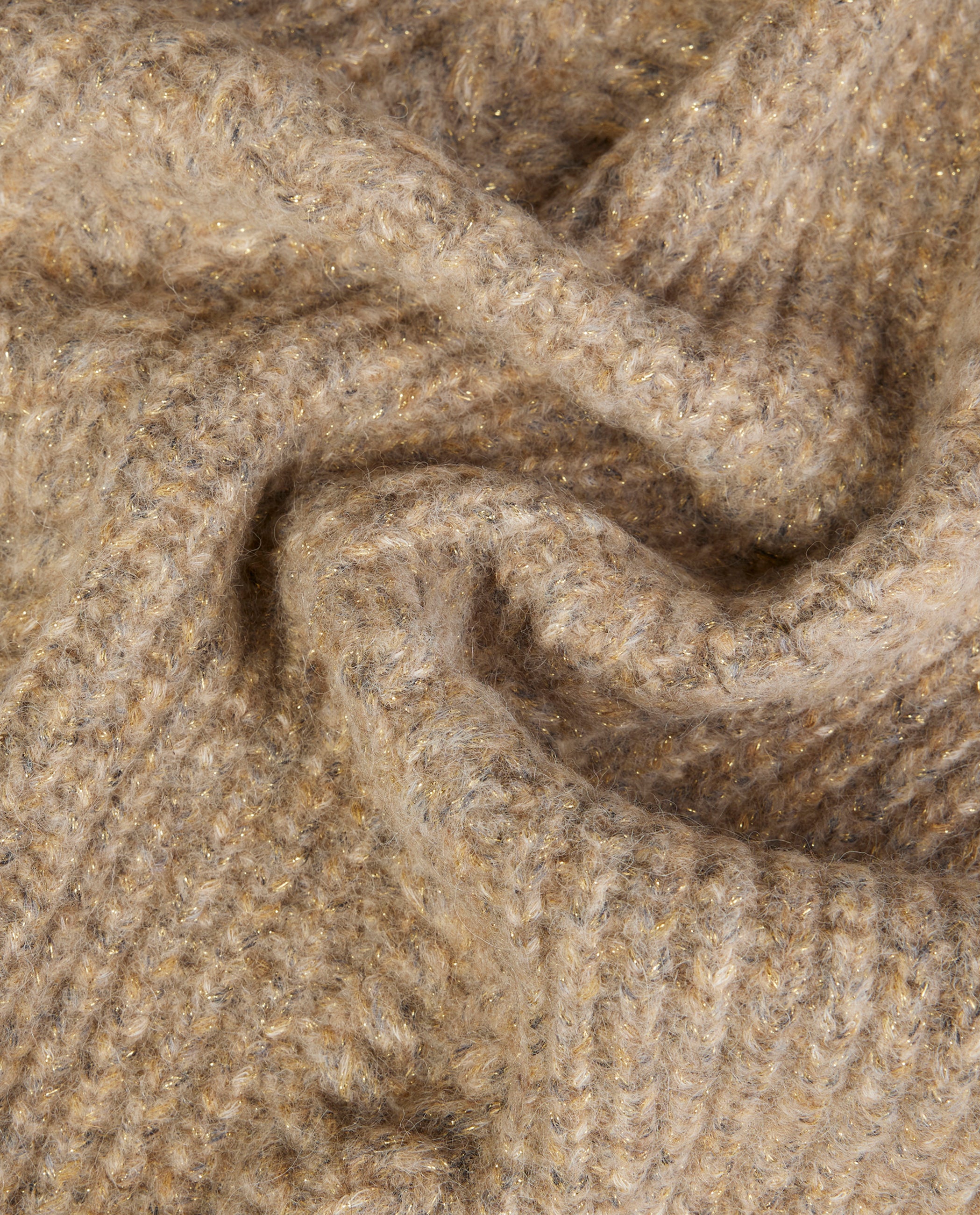 Mélange Alpaca Sjaal - Lichtbruin