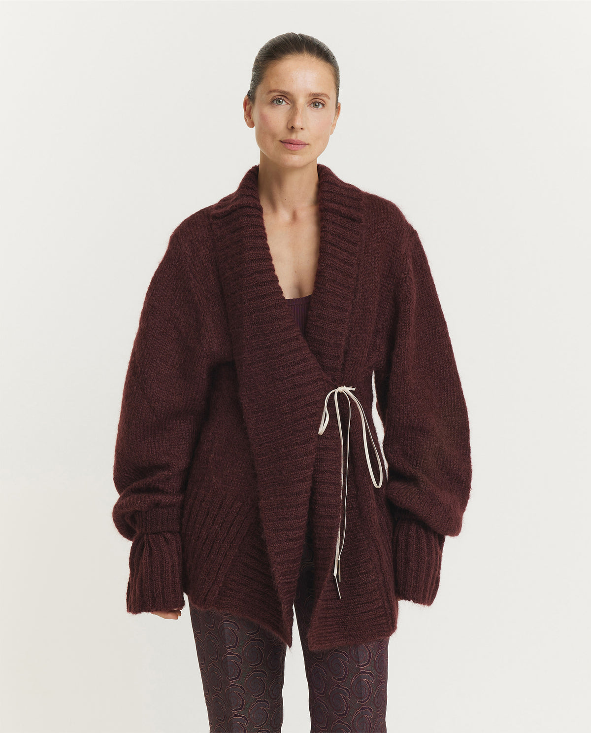 Mohair Wool Temperance Cardigan