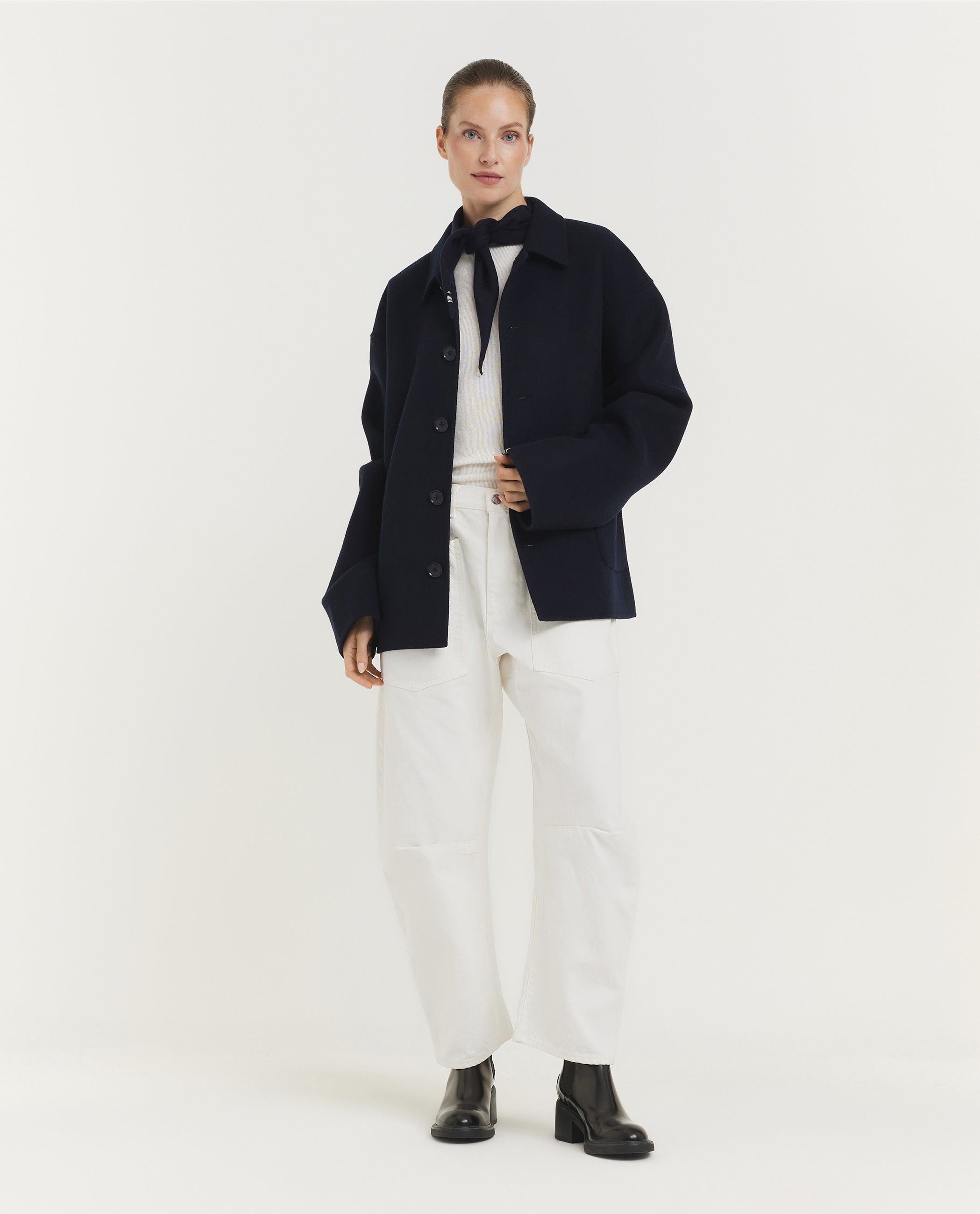 NO.427 Maker Overshirt - Donkerblauw