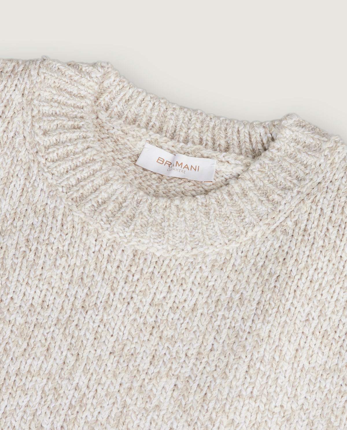 Grove Katoenen Trui - Ecru