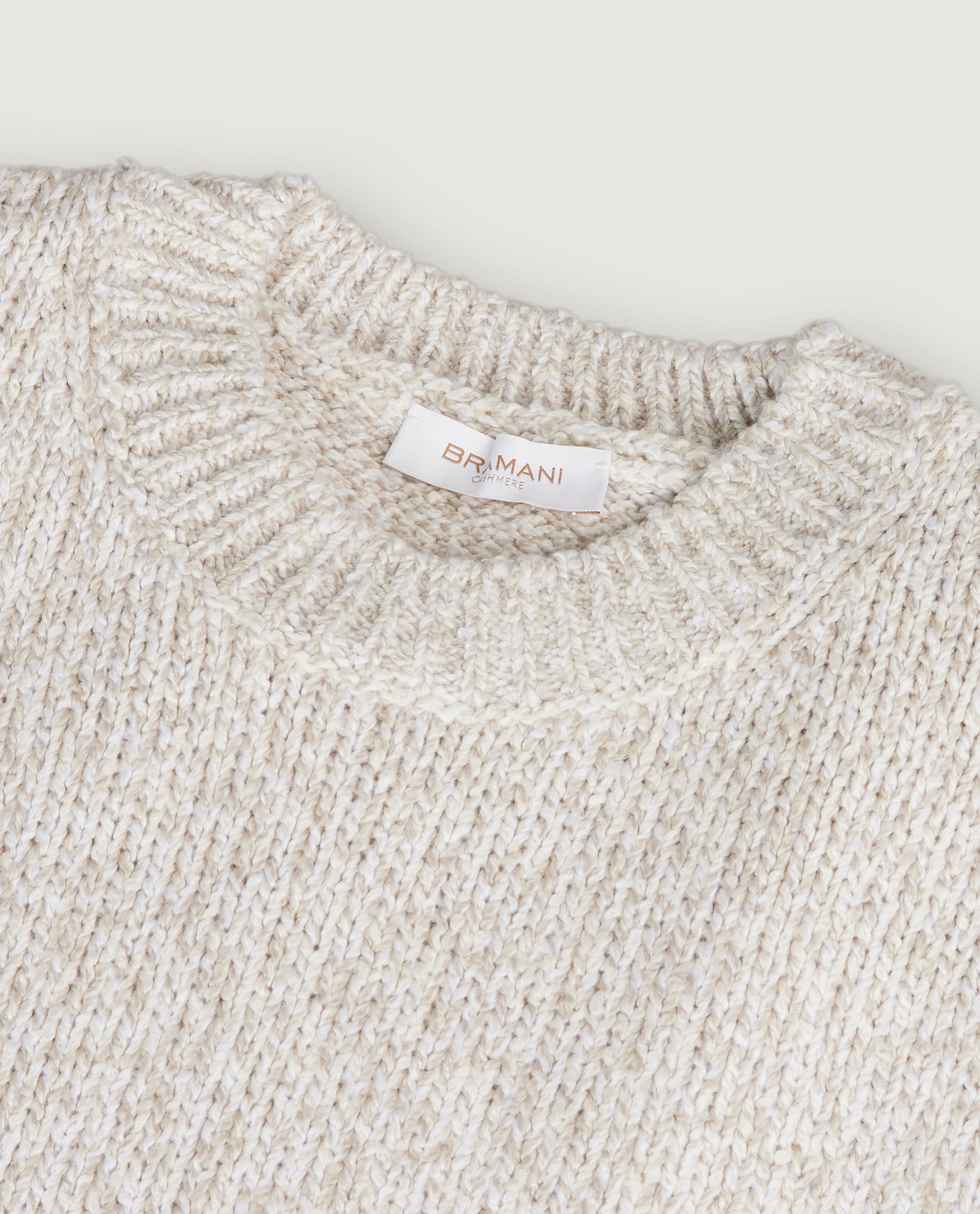 Grove Katoenen Trui - Ecru