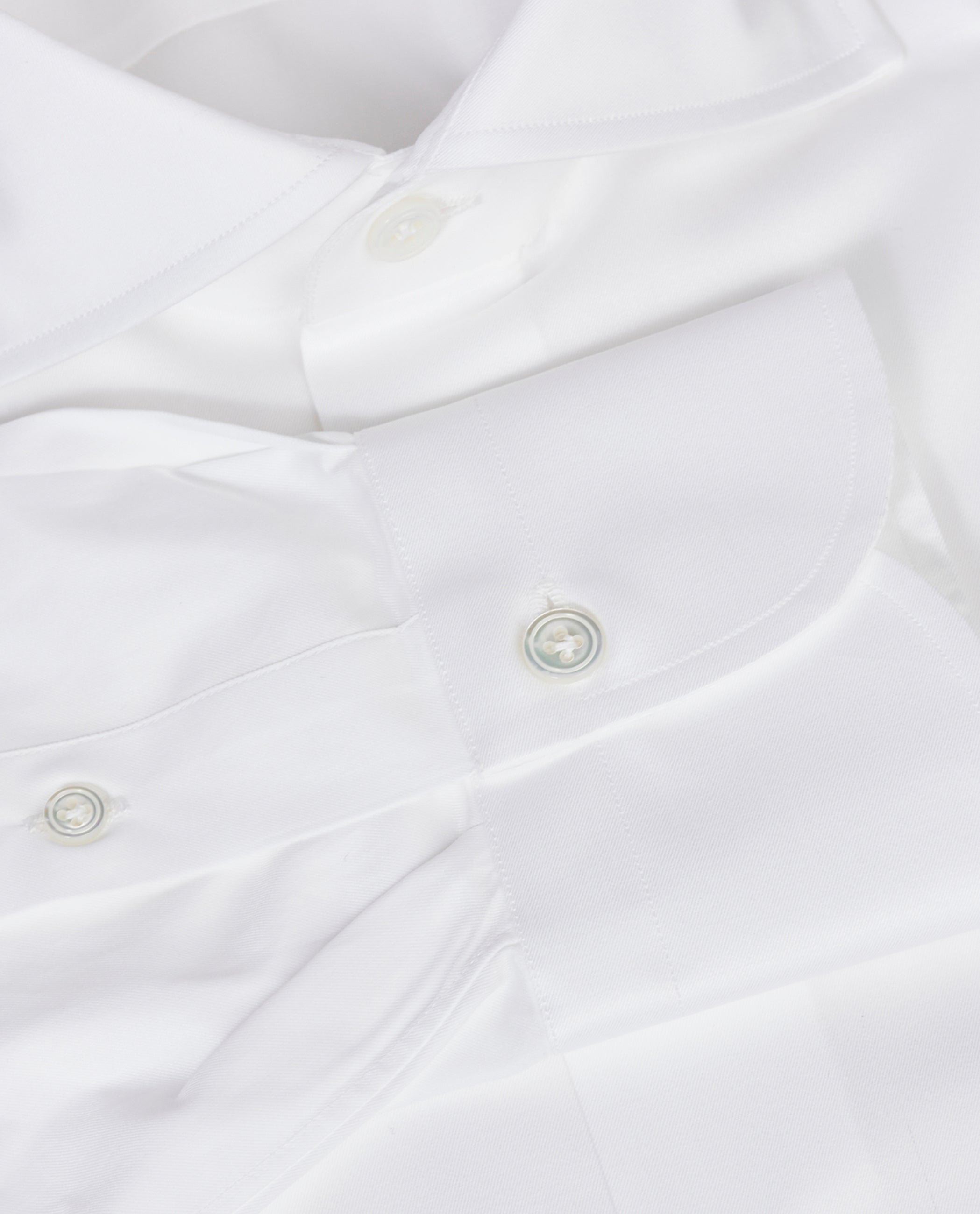 Twill Sea Island Shirt - Wit