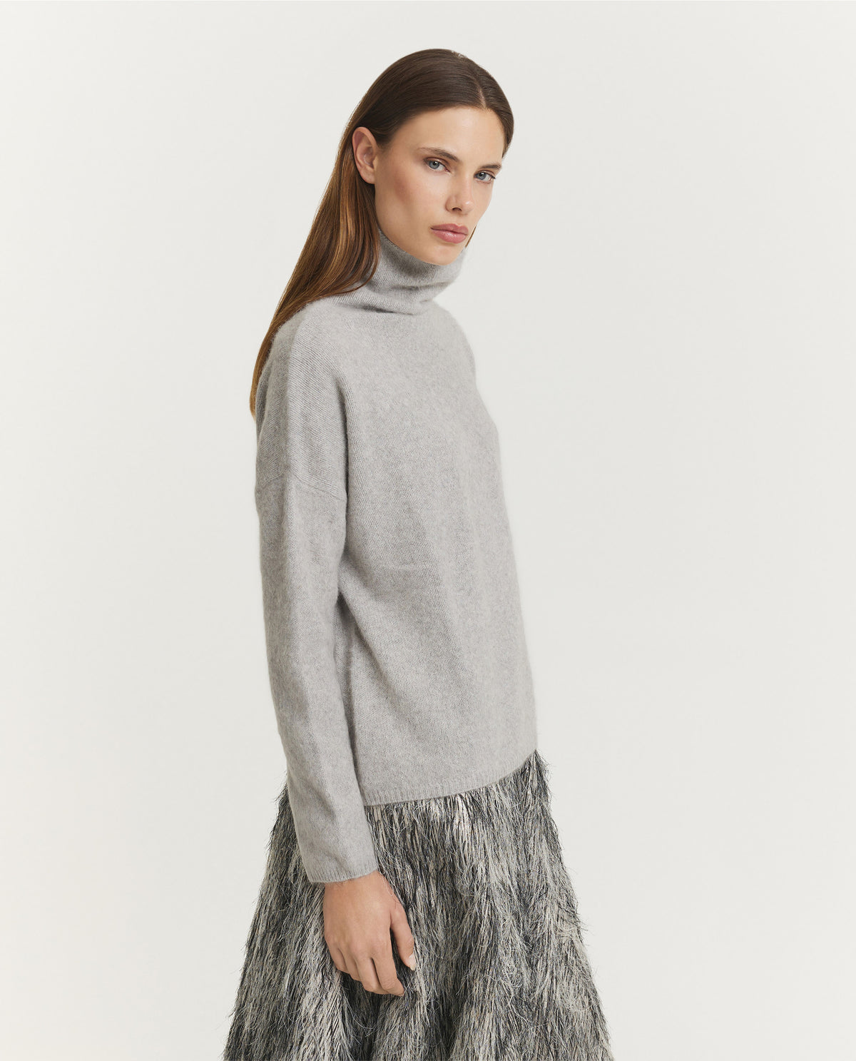 Wool Blend Turtleneck