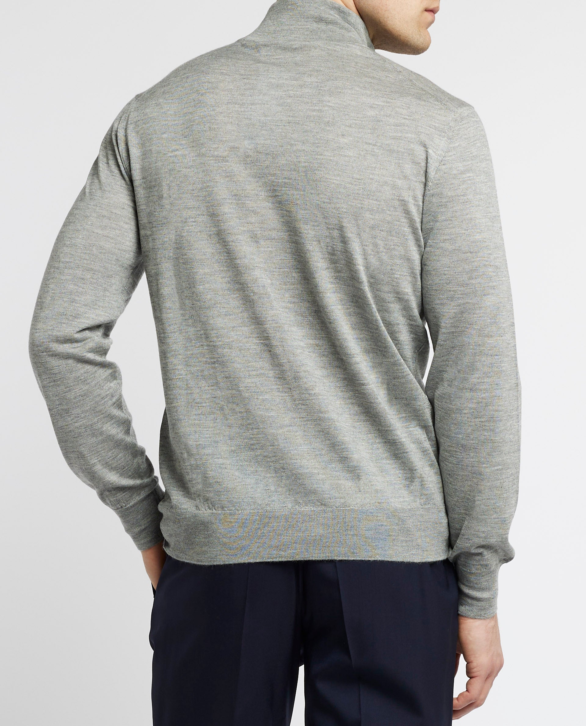 Zip Trui - Lichtgrijs