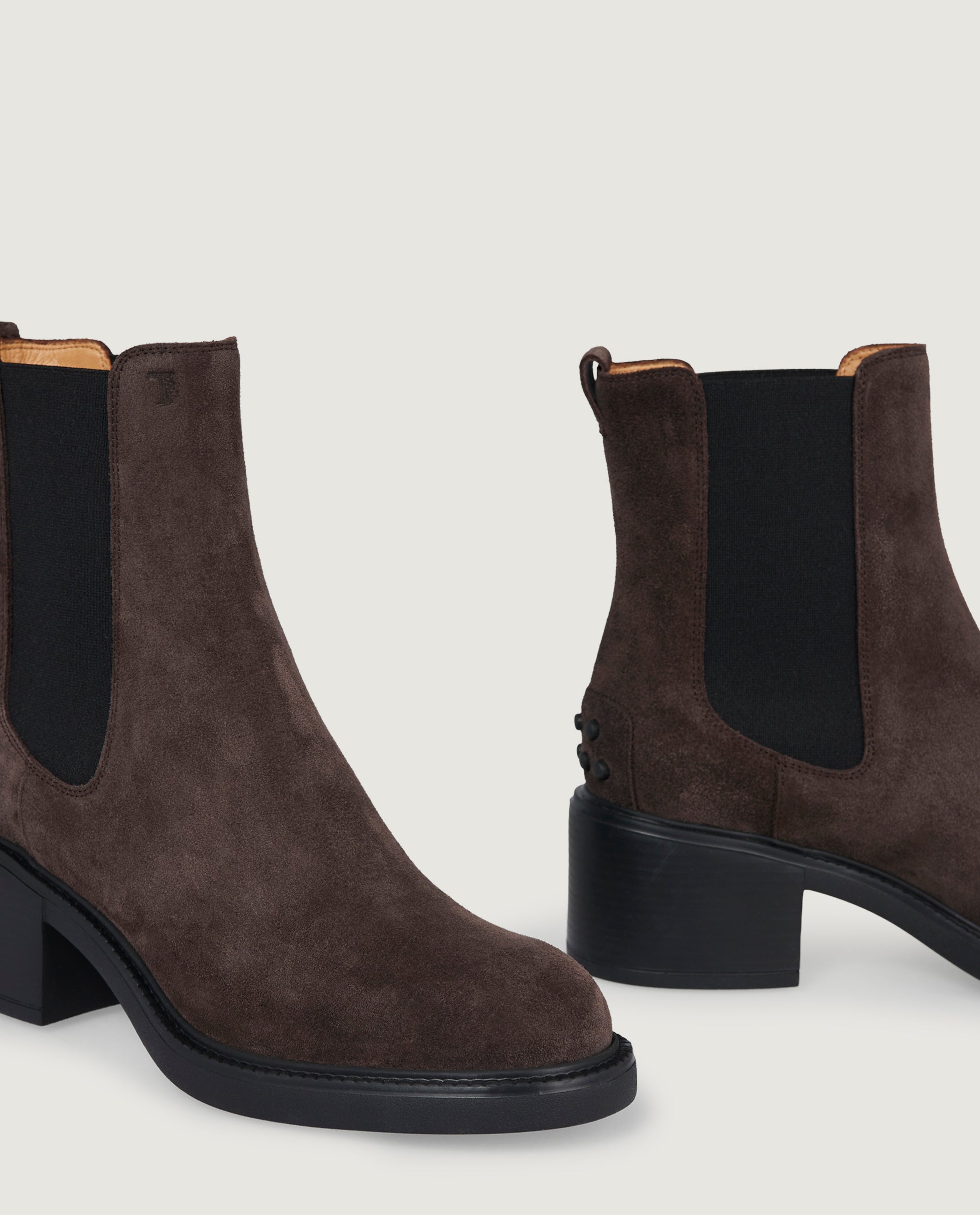 Suede Tronchetto Enkel Laarzen - Bruin