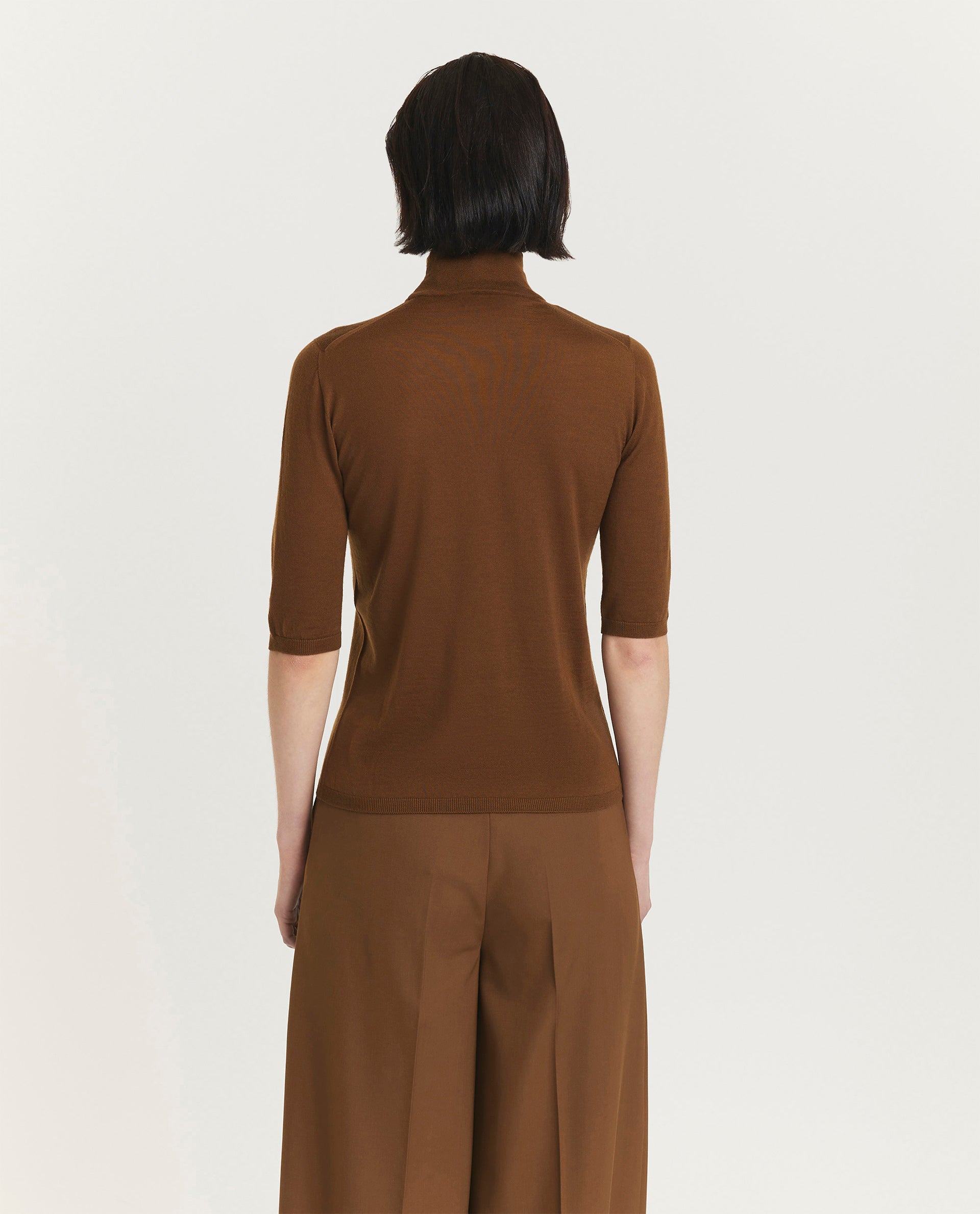 Wool turtleneck sweater