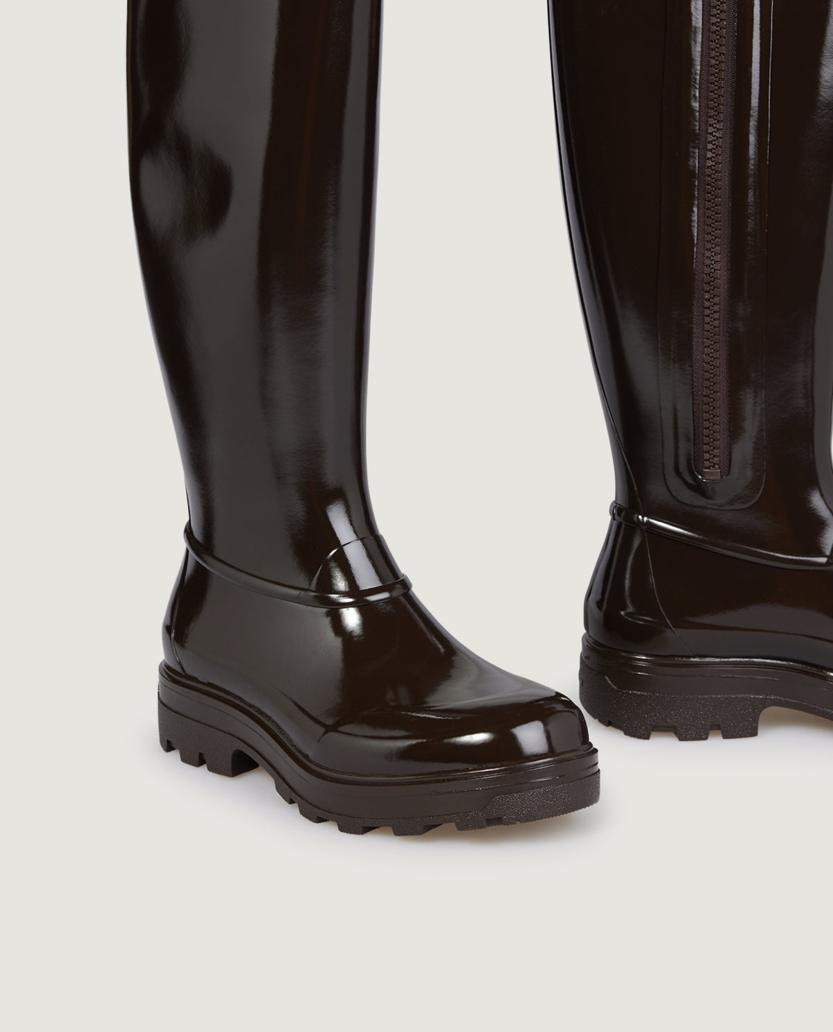 Tijntje Glanzende Laarzen - Bruin