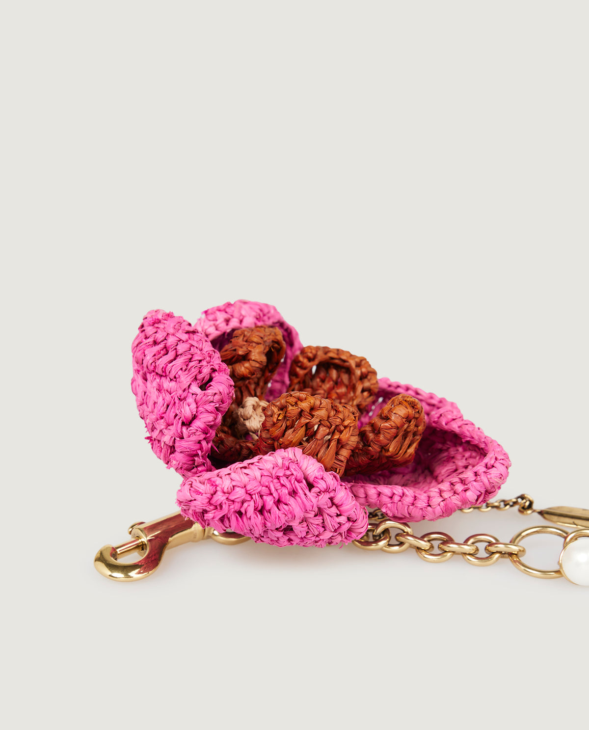 Flower Tas Bedel - Roze