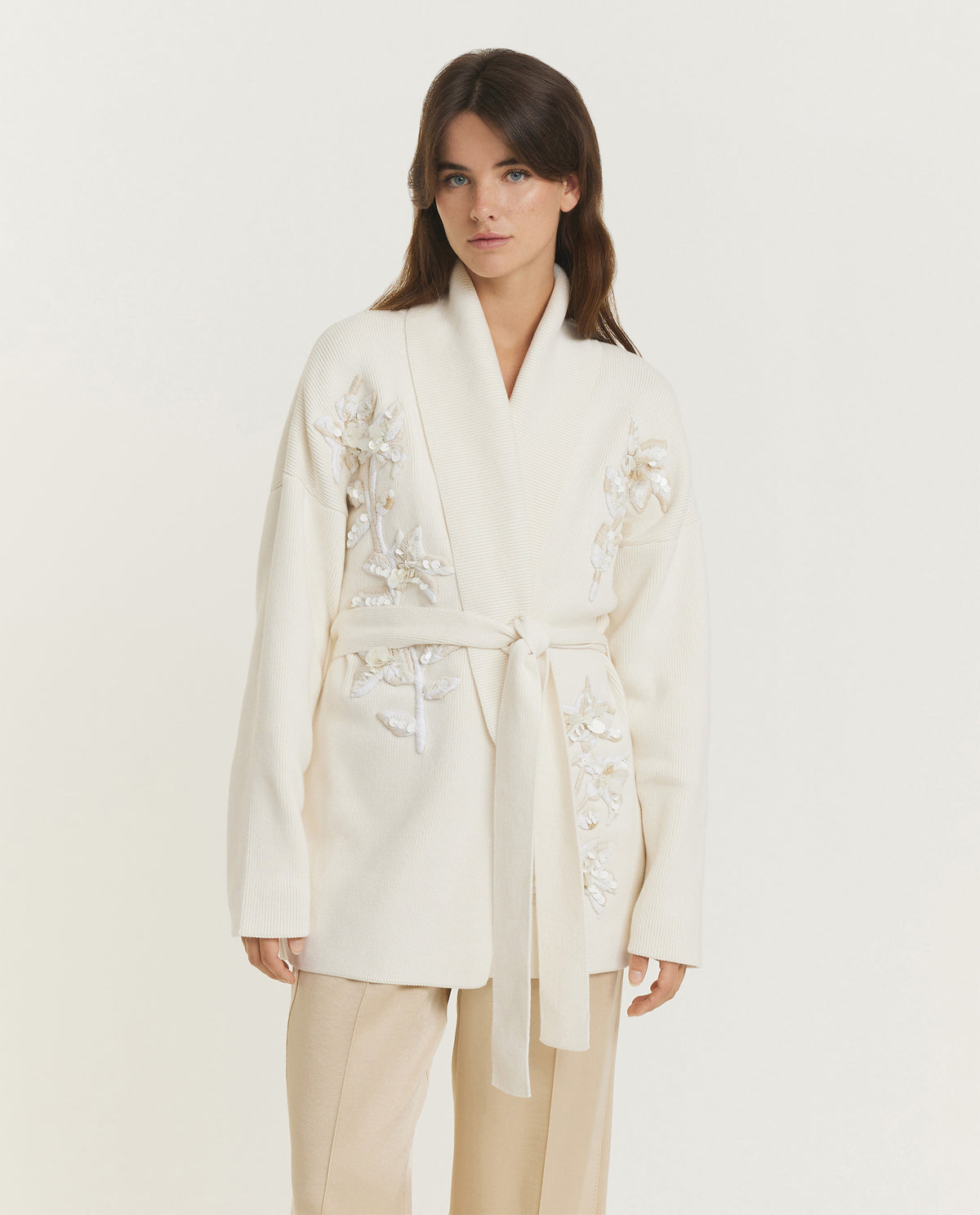 Cotton Floral Cardigan