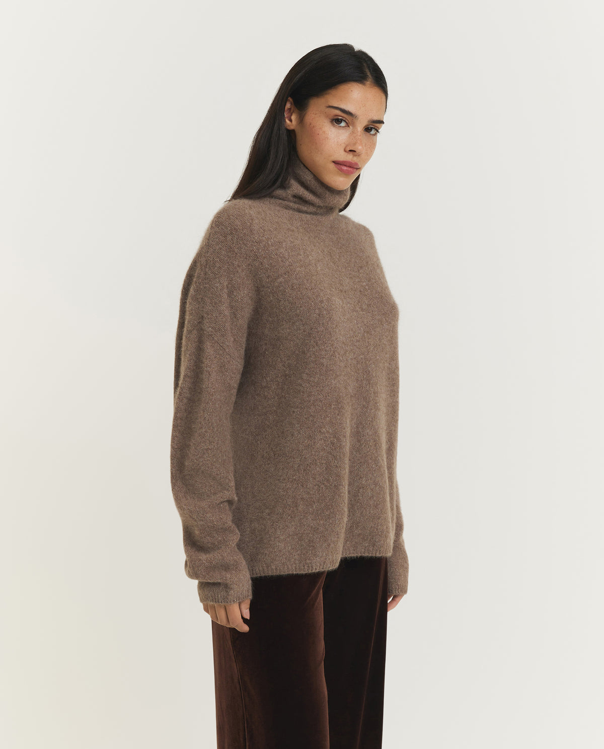 Wool Blend Turtleneck