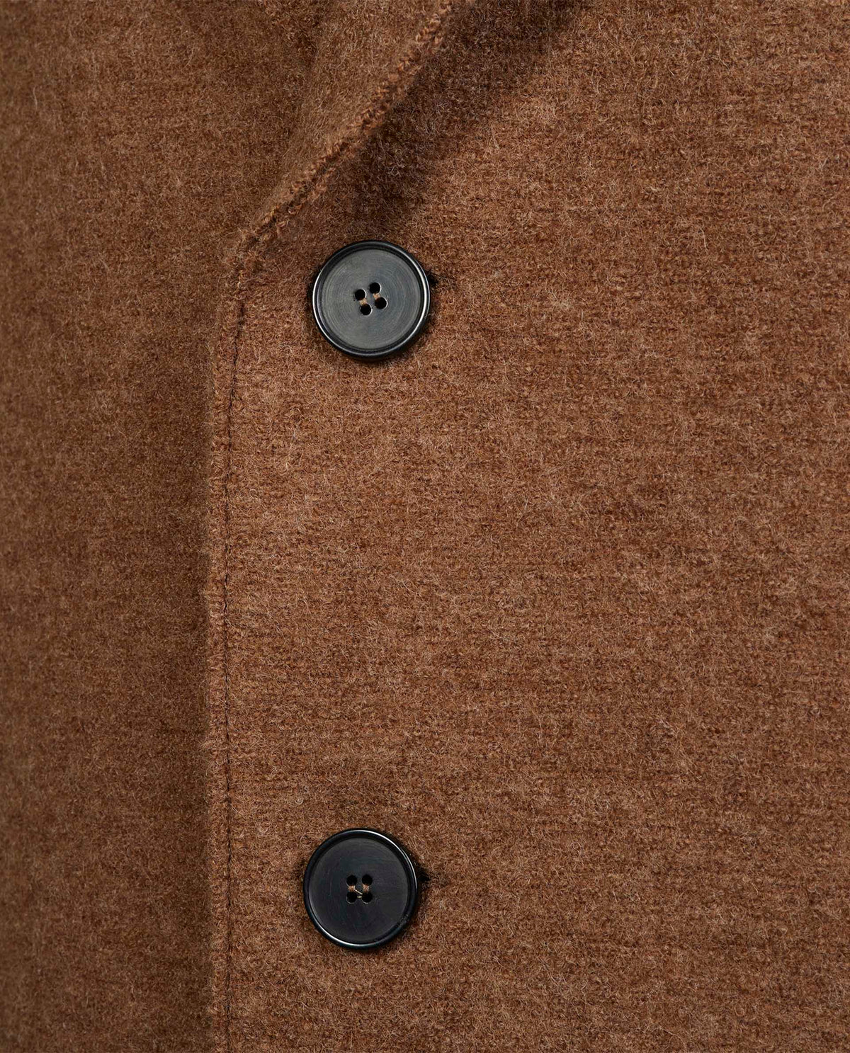 Wollen Overjas - Lichtbruin