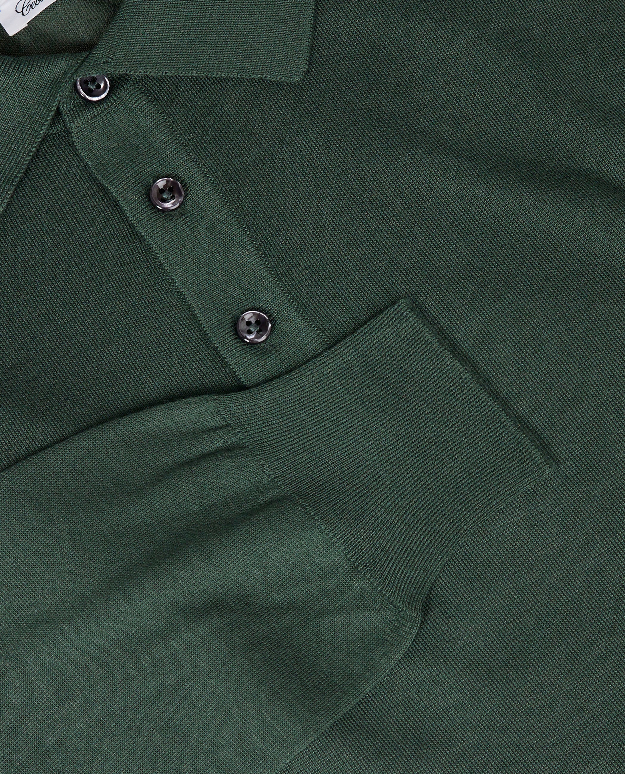 Cashmere Polo - Groen