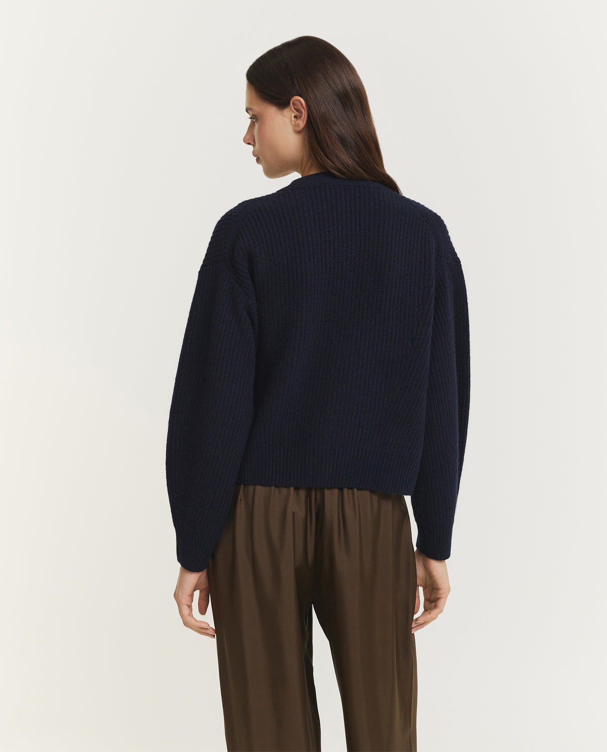 Wol Cashmere Vest - Donkerblauw