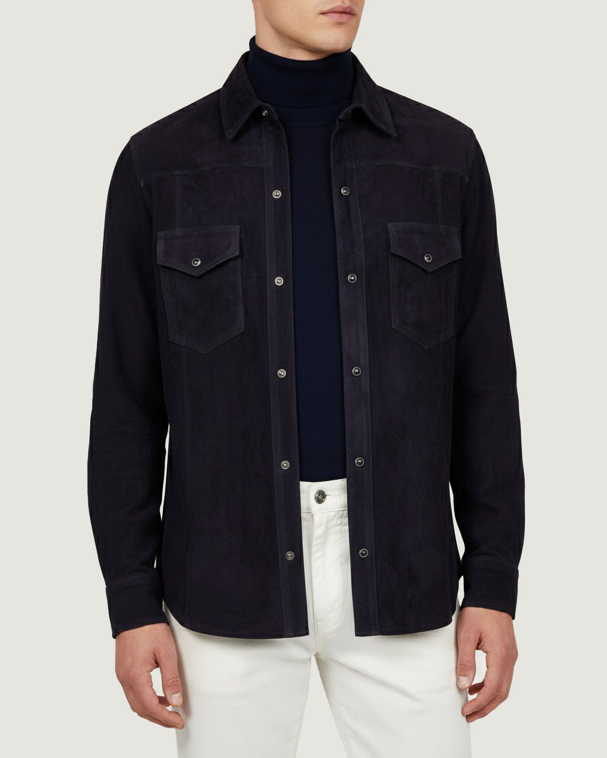 Suede Overshirt