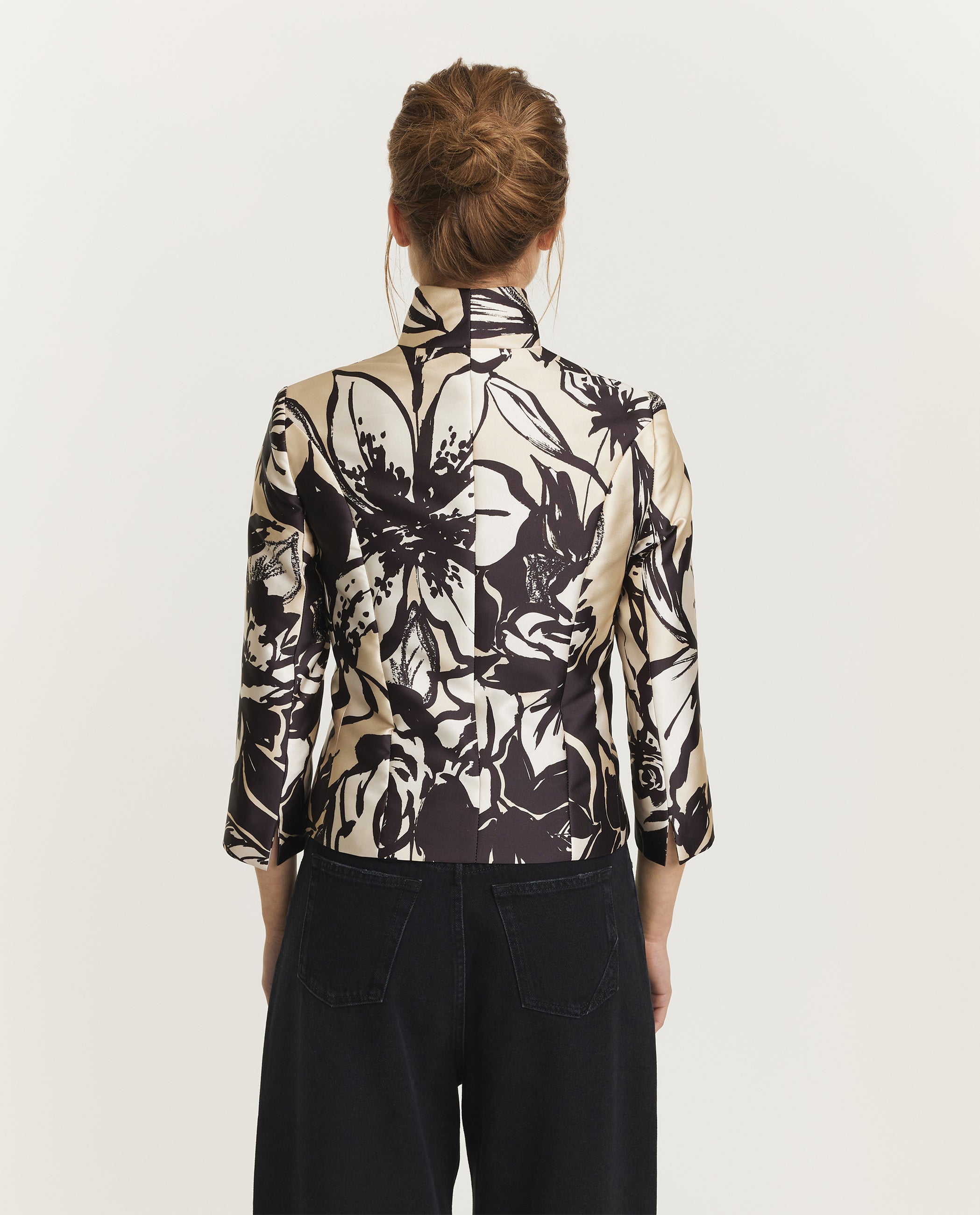 Korte Kraag Blazer - Ecru