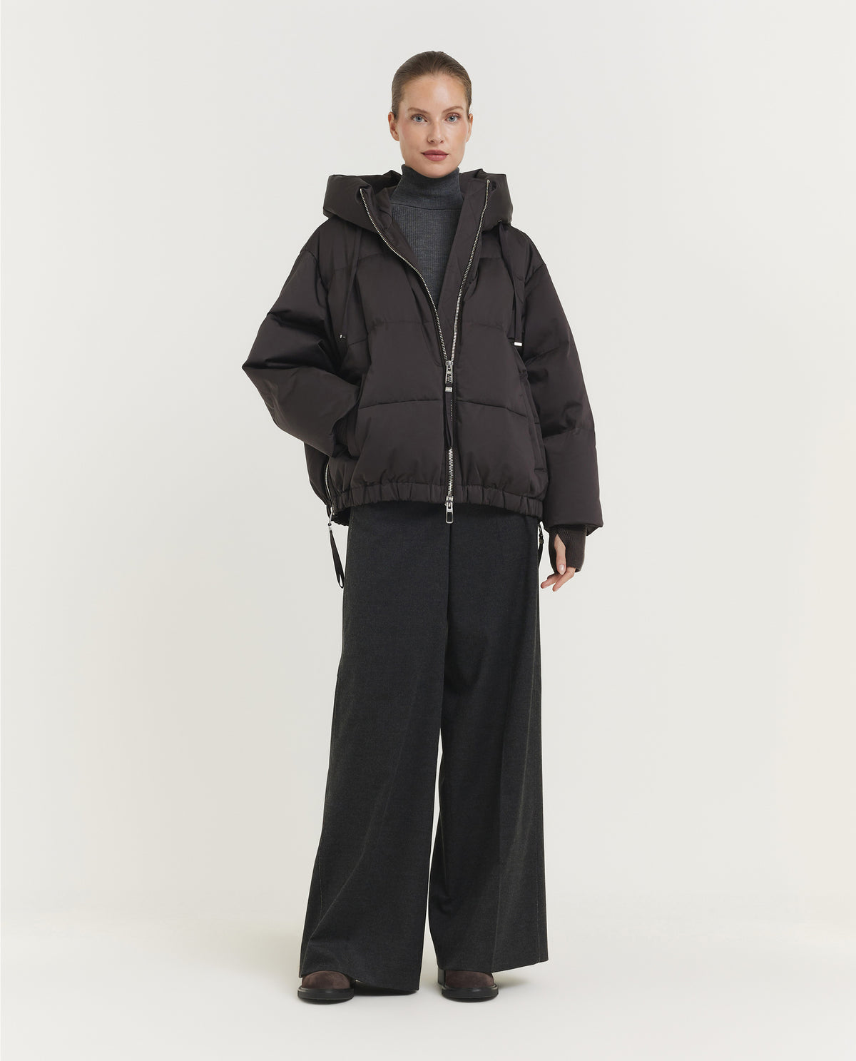 Wide Flared Trousers