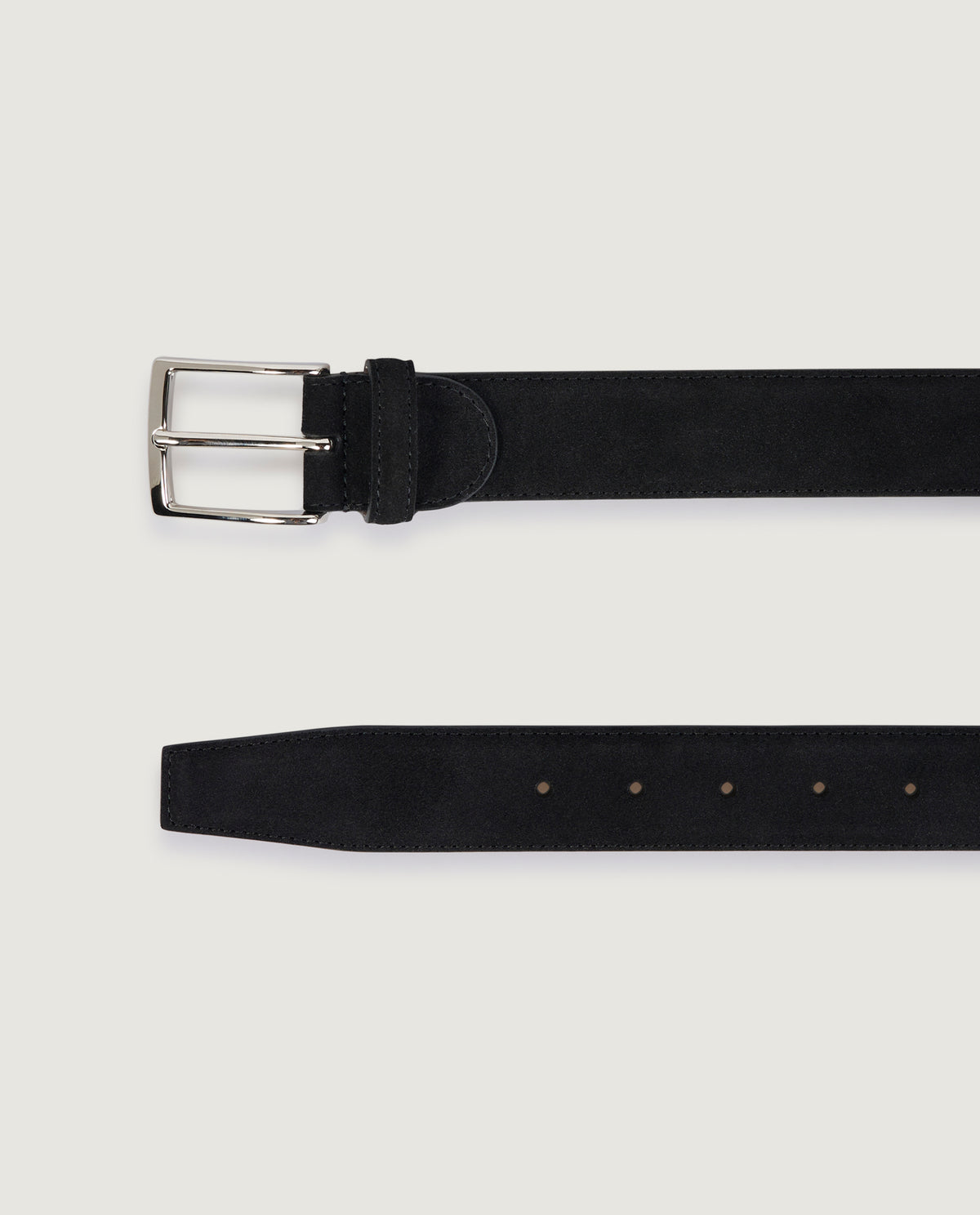 Suede Riem - Zwart