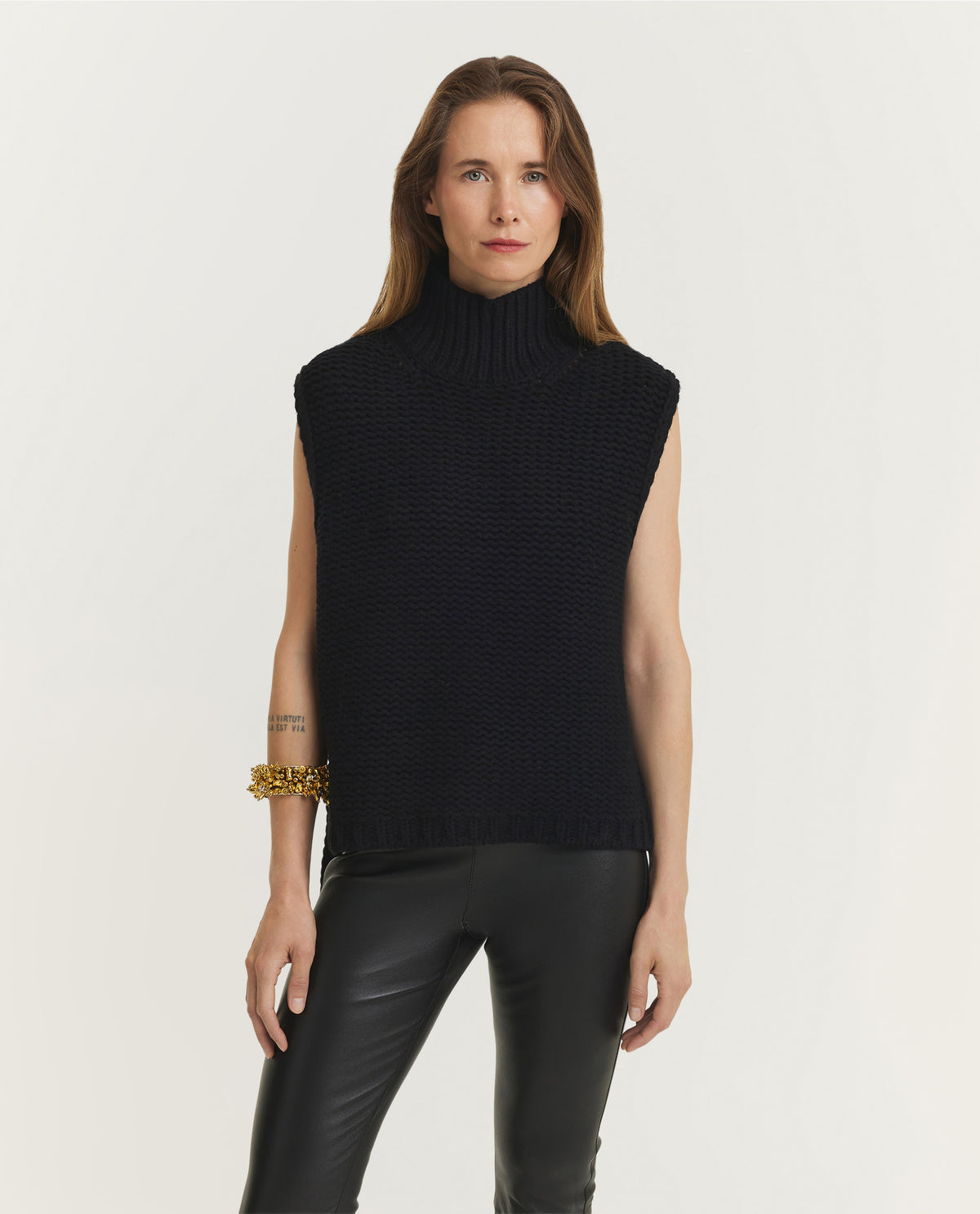Sleeveless Wool Sweater