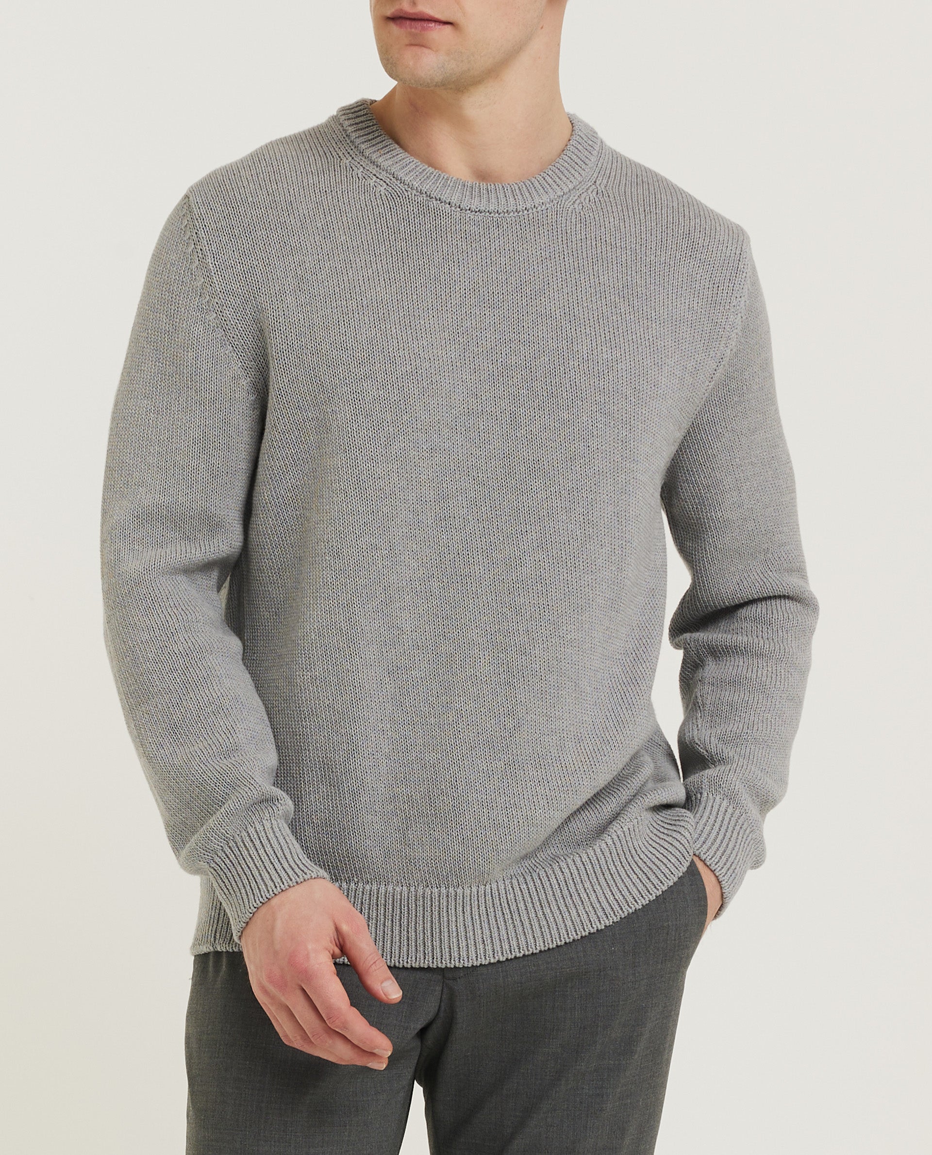 Katoenen Trui - Grijs