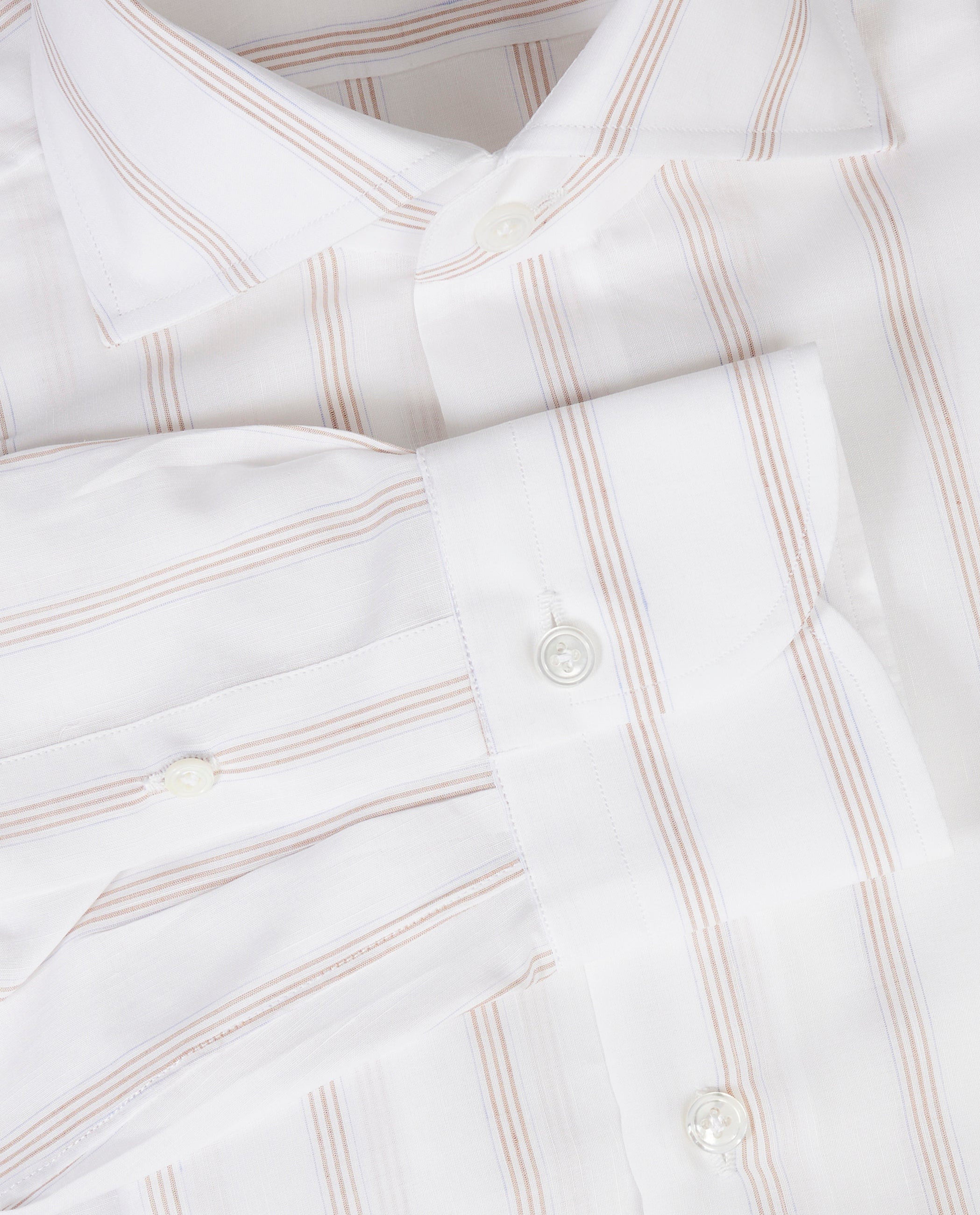 Riva Cotton Linen Shirt - Lichtbruin