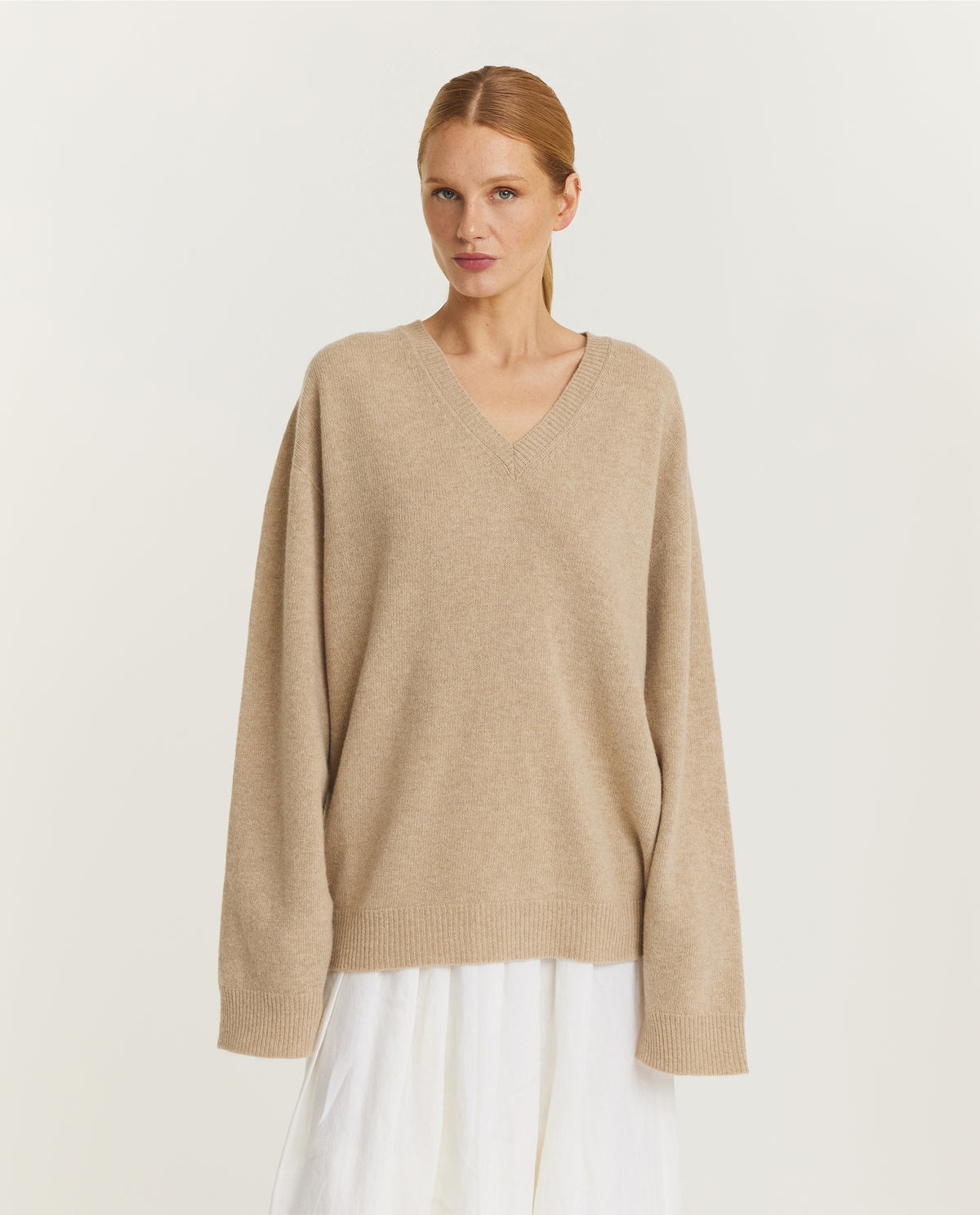Relaxed V-Neck Sweater