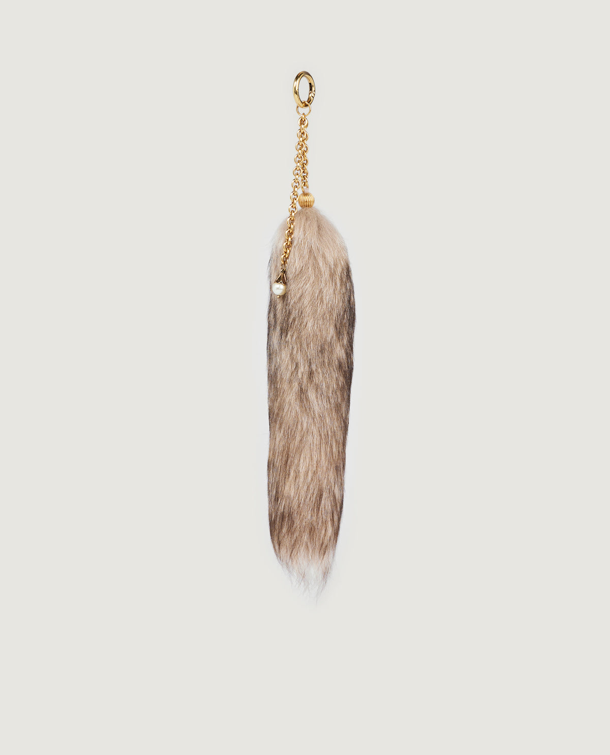 Shearling Treasure Tails Charm - Lichtbruin