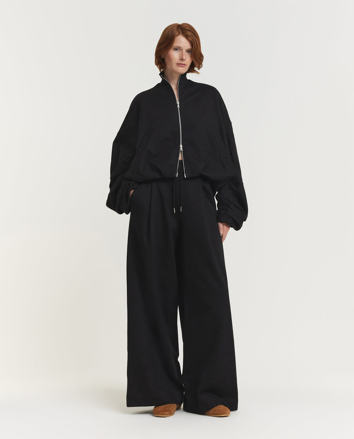 Relaxed Cotton Haqua Jacket