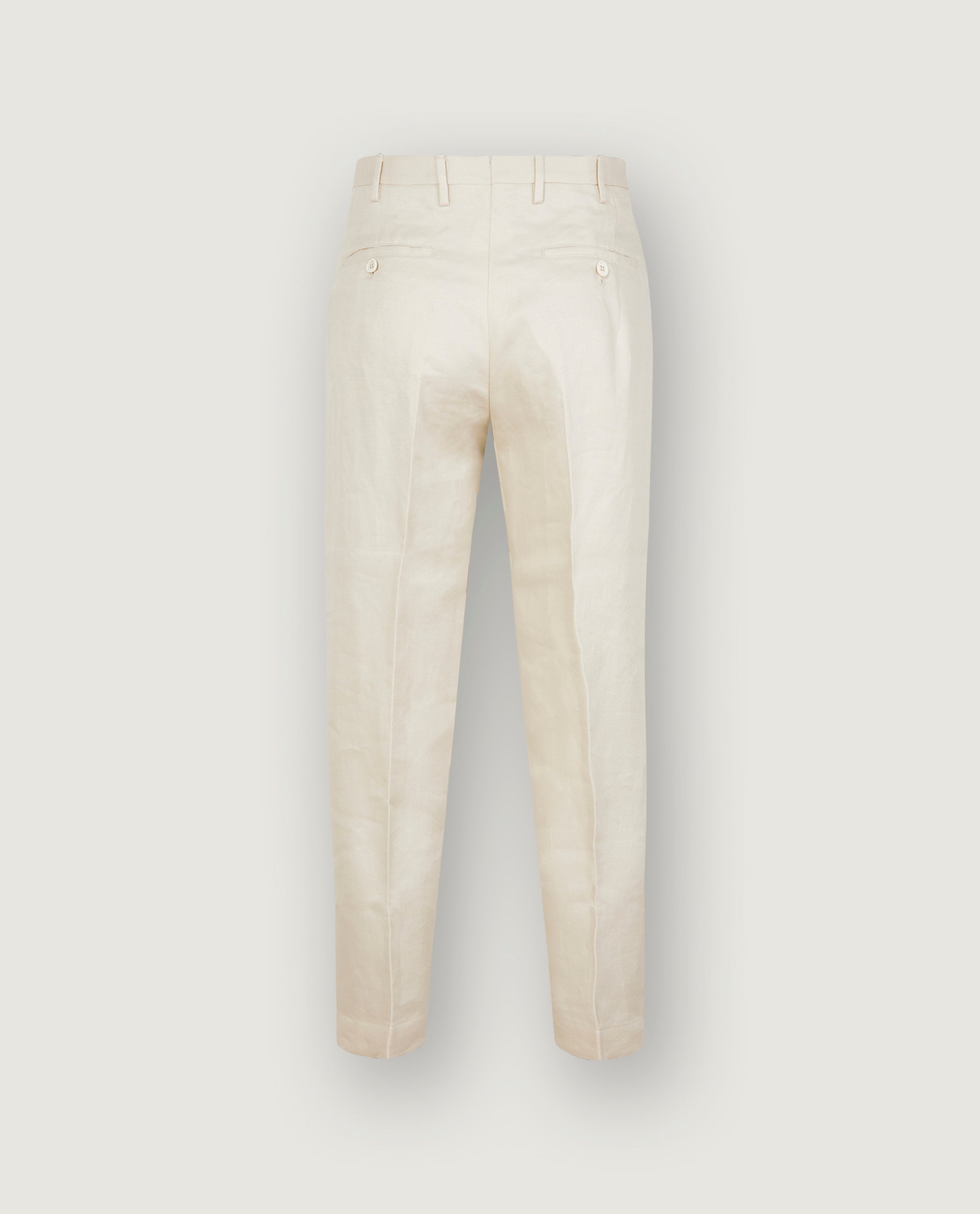 Linen Pleated Trousers