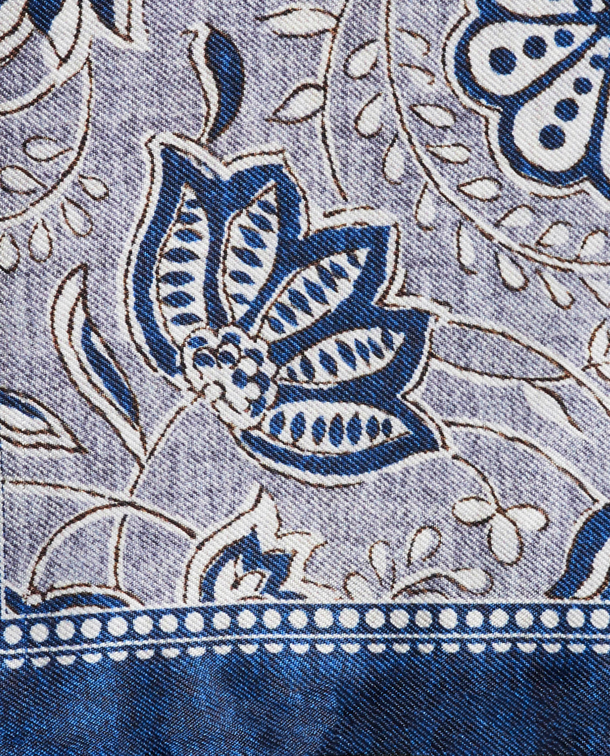 Printed Silk Pocket Square