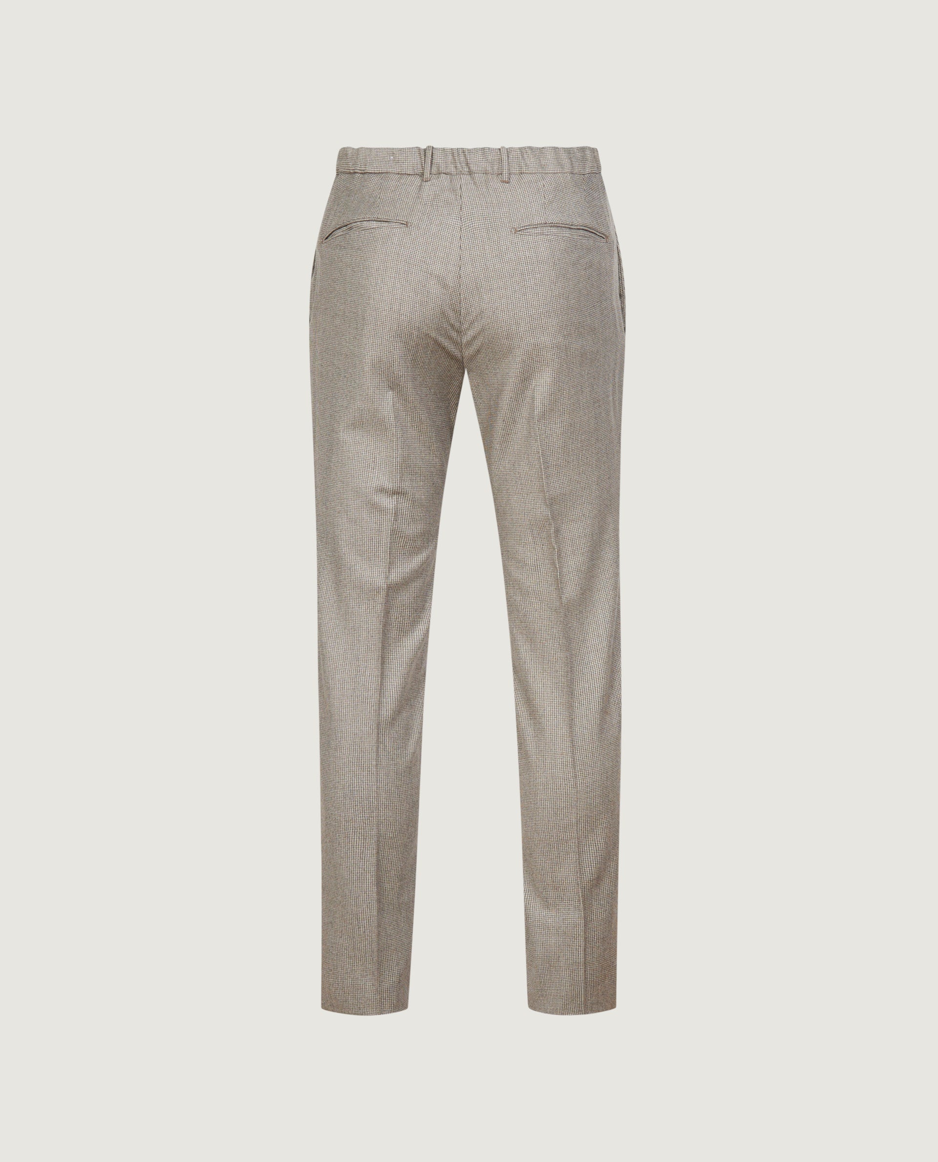 Houndstooth Broek - Lichtbruin