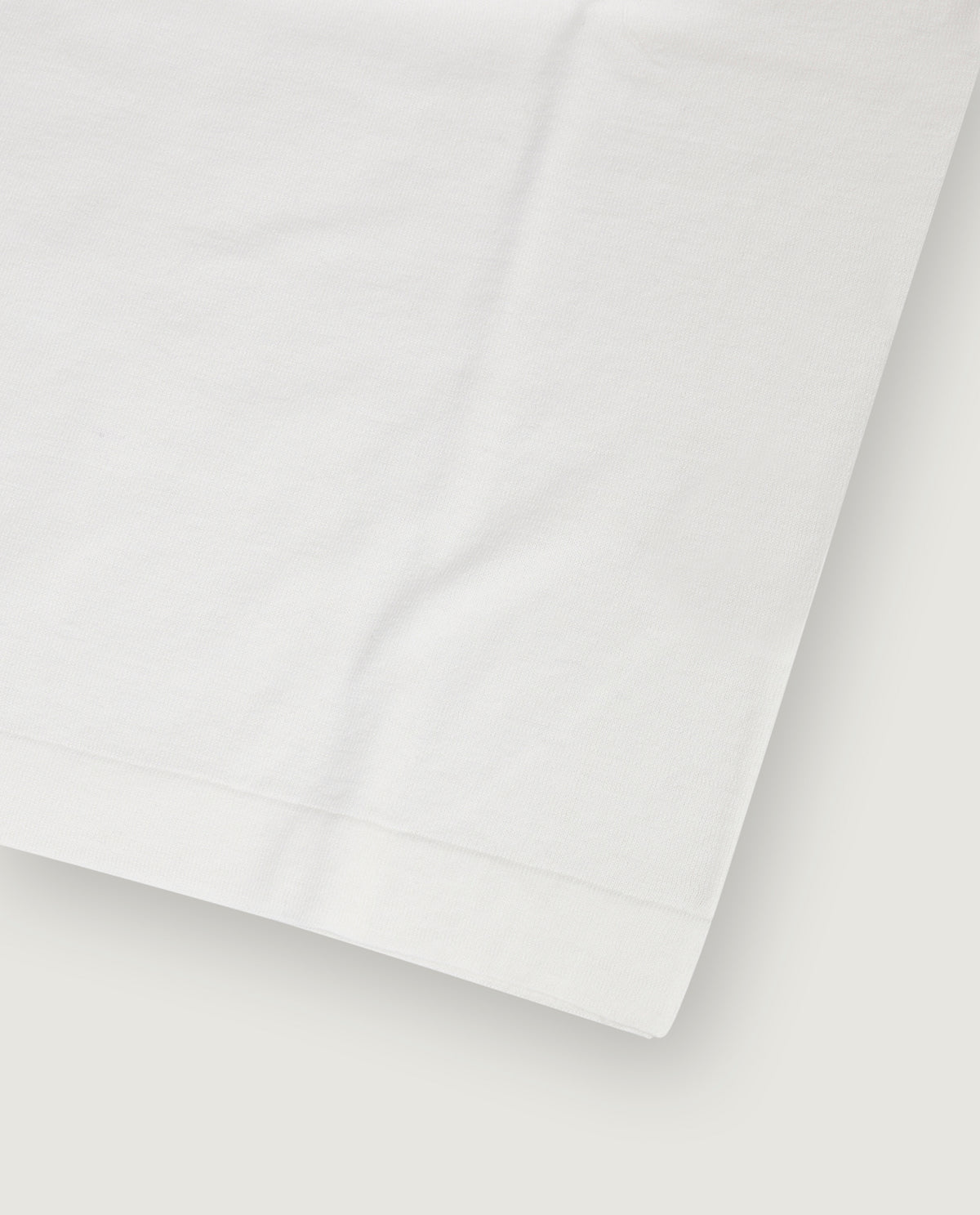 Katoen Zijde T-Shirt - Wit