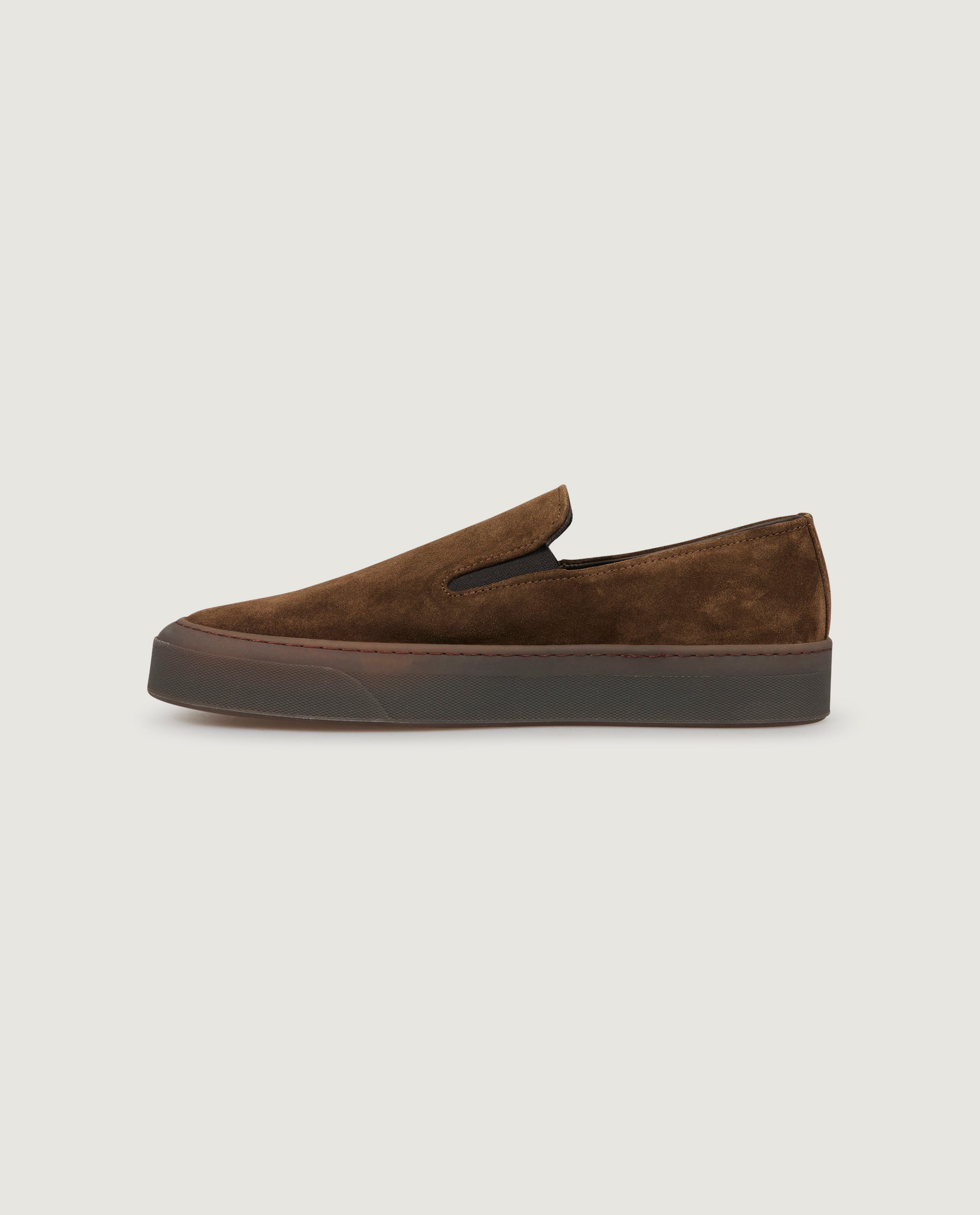 Suede Slip On Sneakers - Bruin