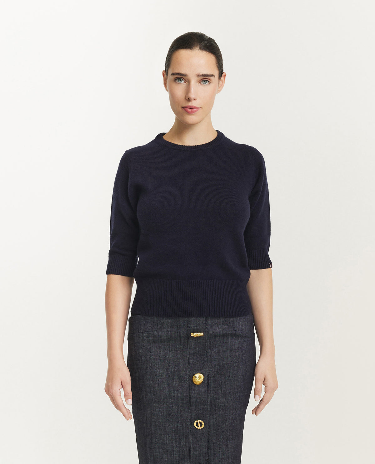 NO.432 Well Lamb Trui - Donkerblauw