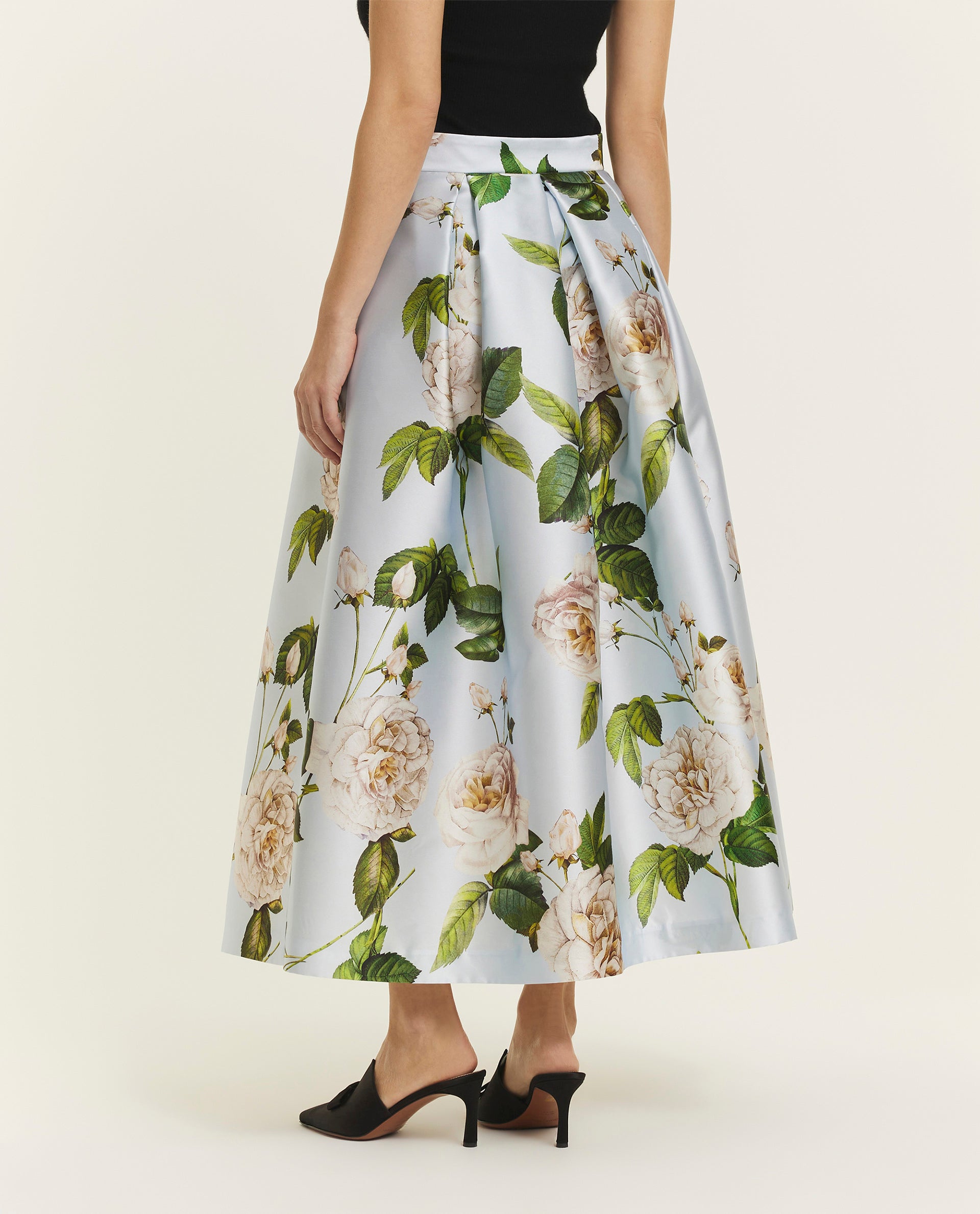 A-Line Midi Skirt