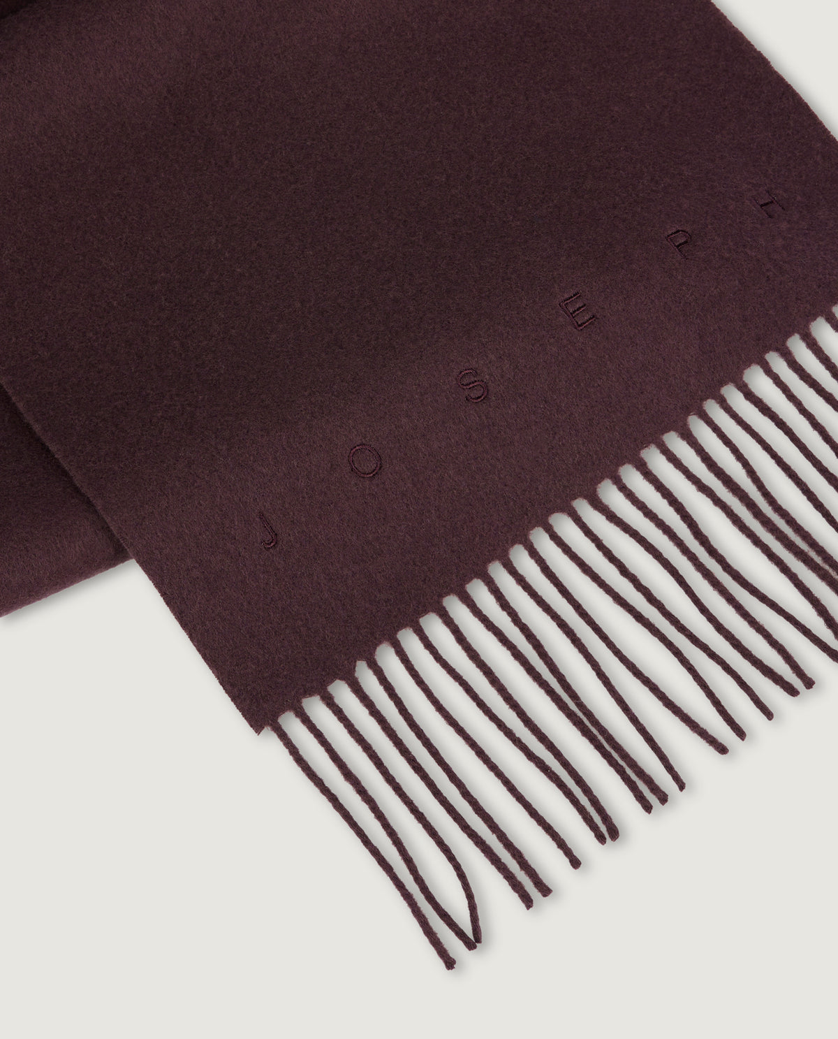 Wollen Cecile Shawl - Paars