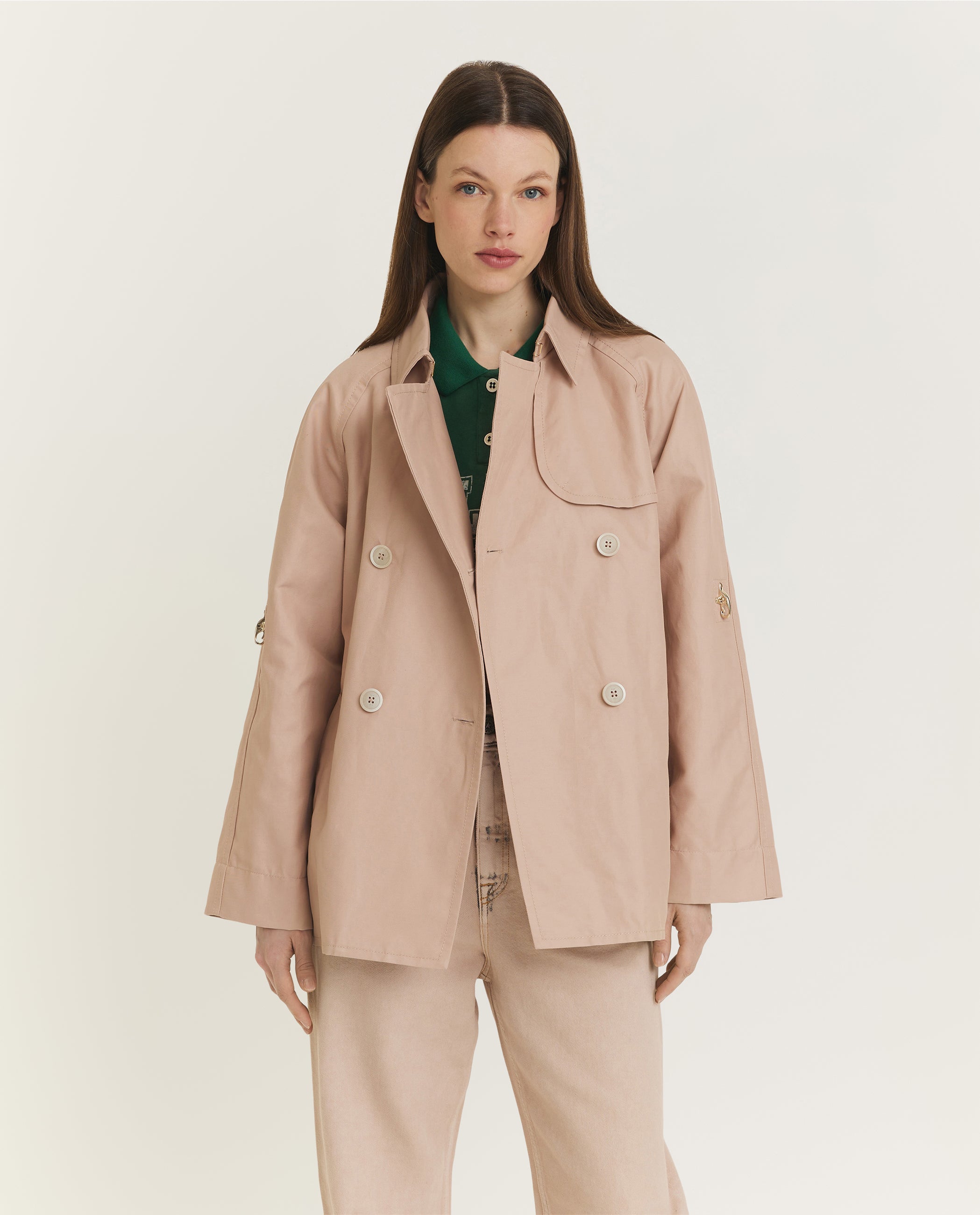 City Trench Jas - Roze