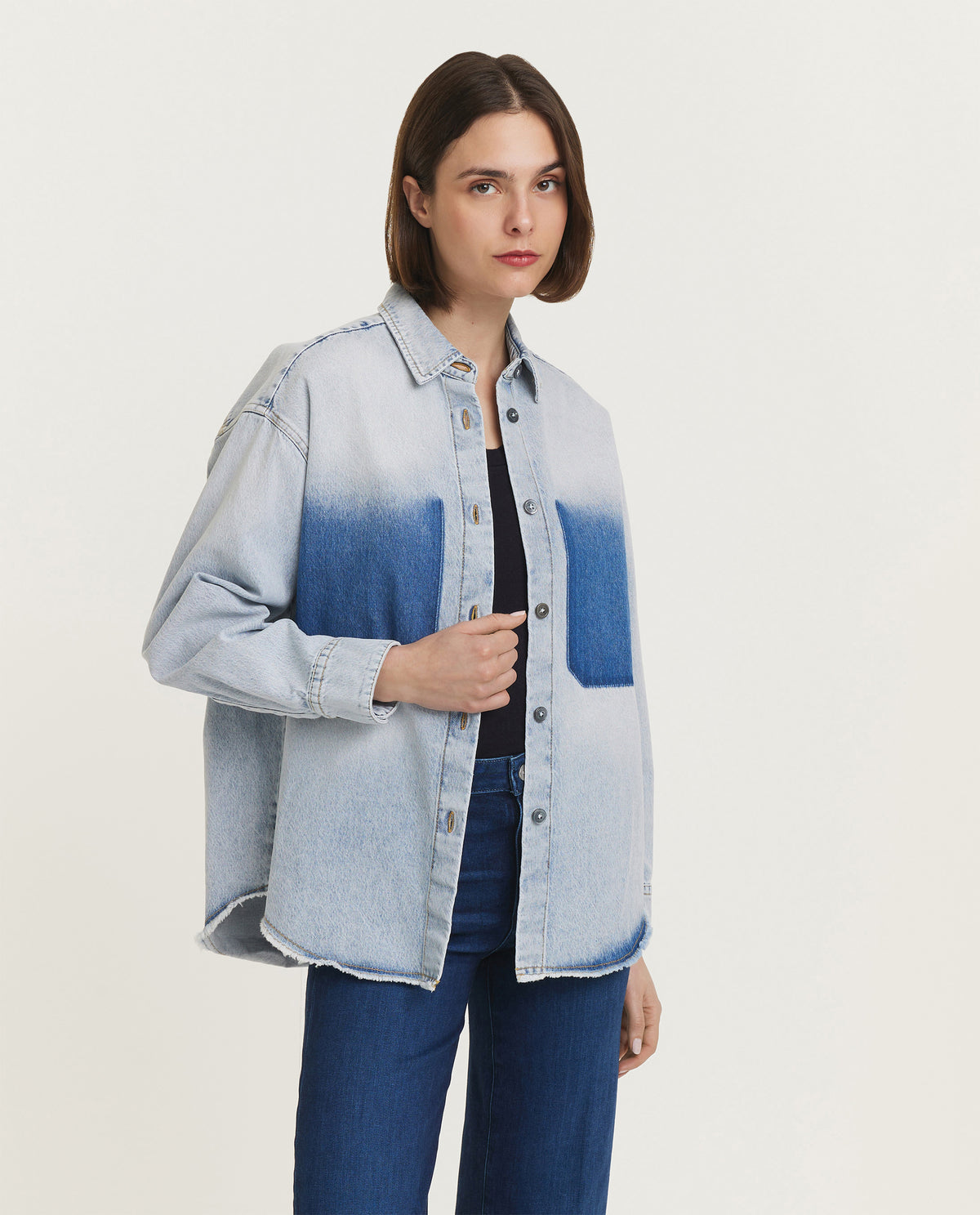 Denim overshirt
