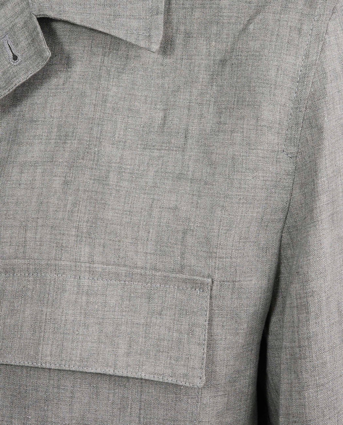 Linnen Overshirt - Grijs