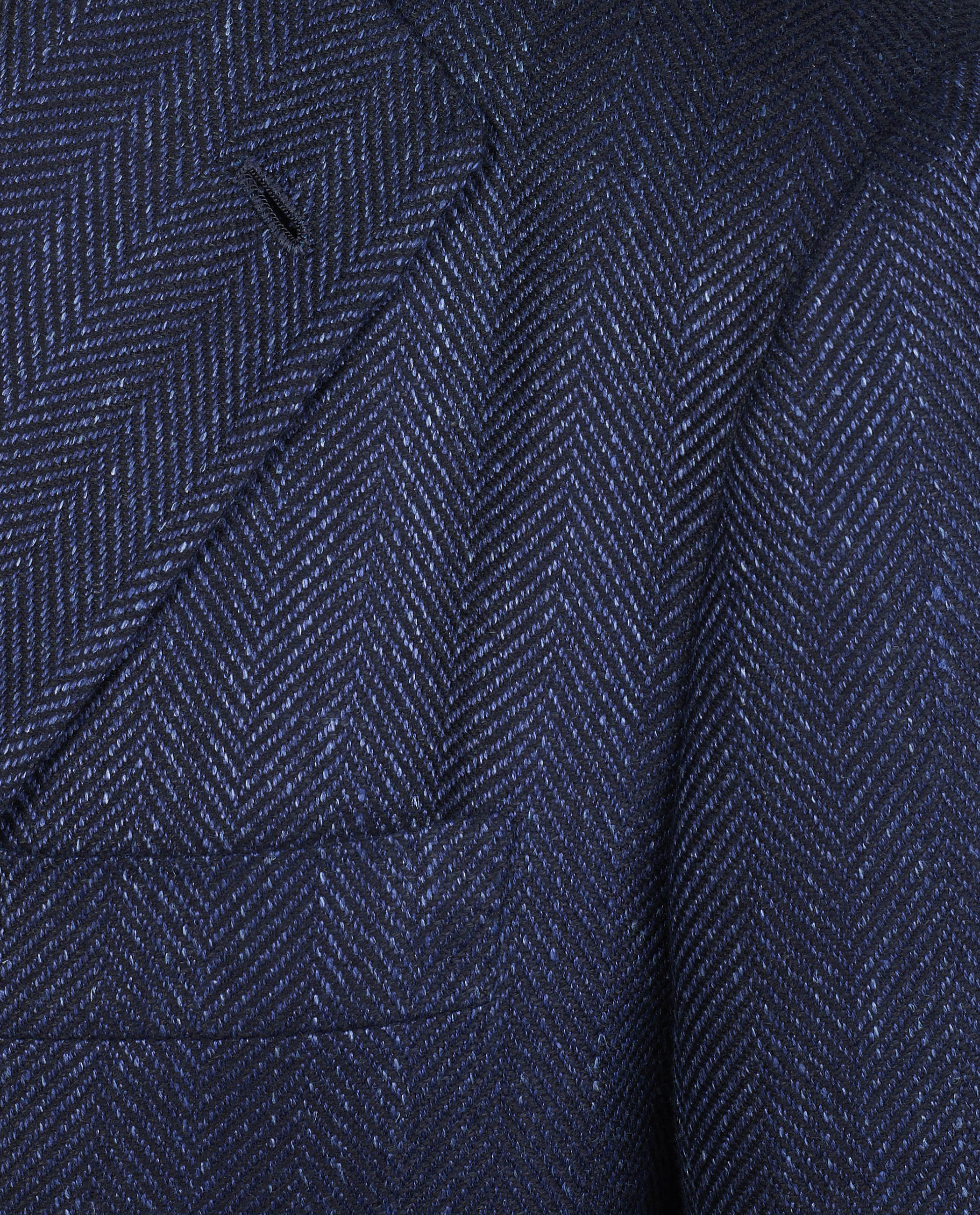 Visgraat Jasje - Blauw